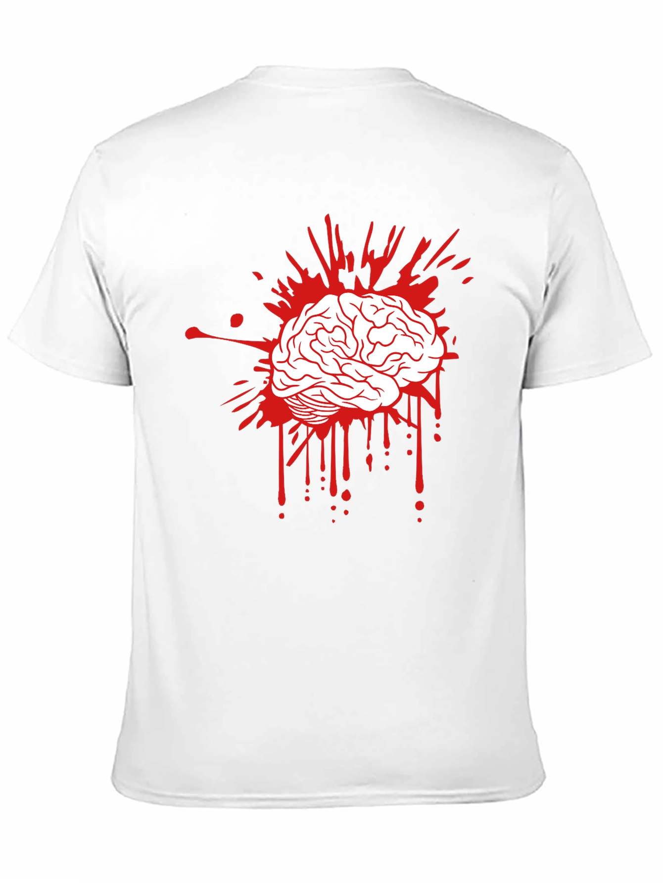 Brain Splatter Graphic T-Shirt - Bold & Edgy!