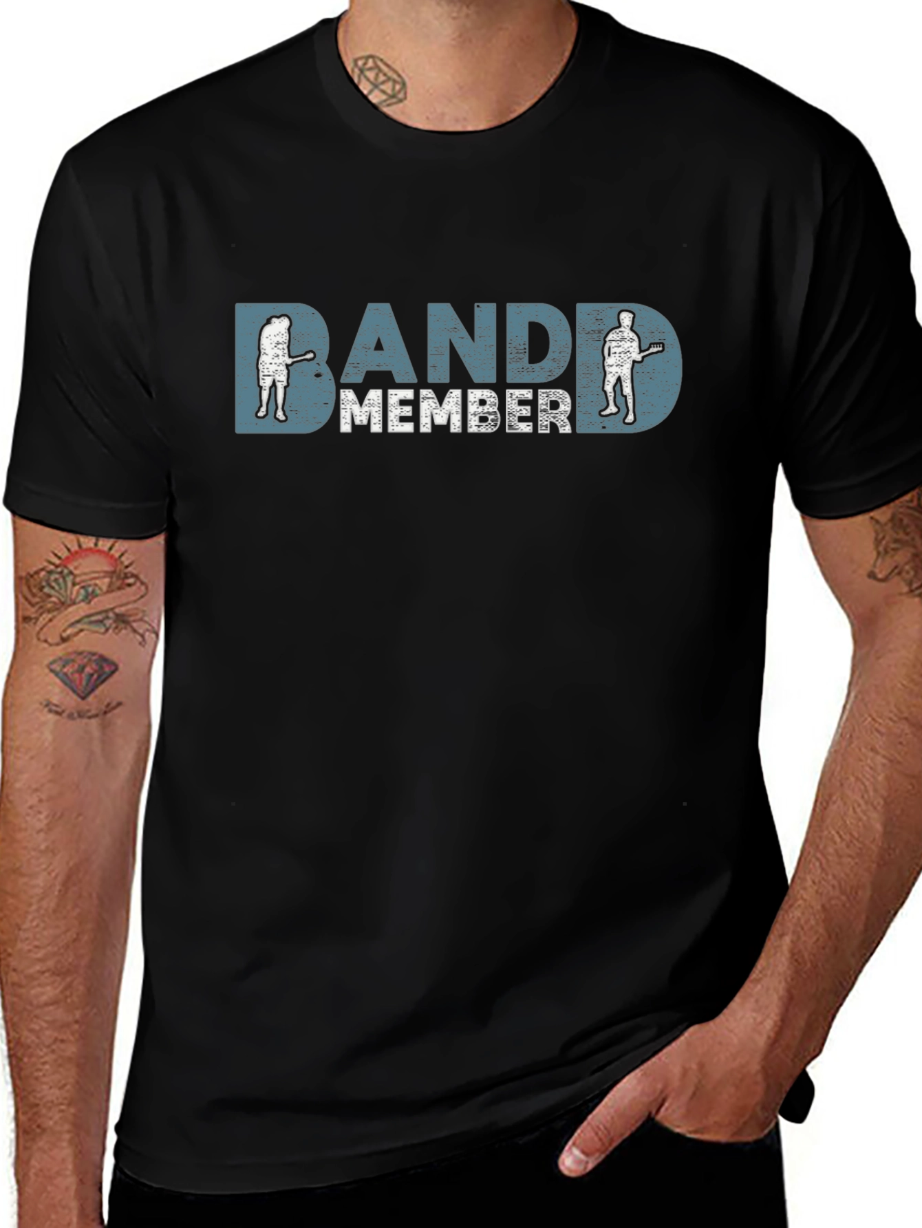 Band Member Graphic Tee - Musician T-Shirt