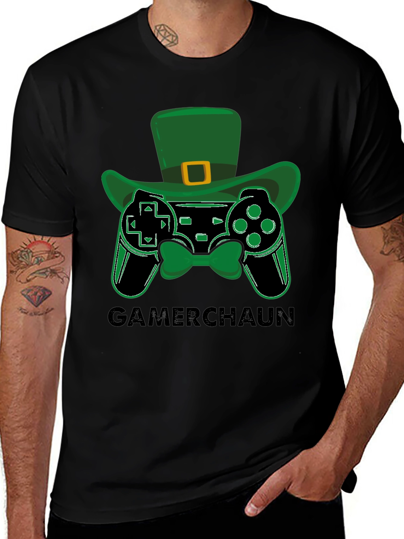 Gamerchaun T-Shirt - St. Patricks Day Gaming Tee