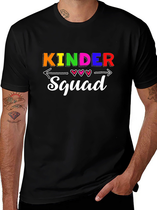 Kinder Squad Black T-Shirt