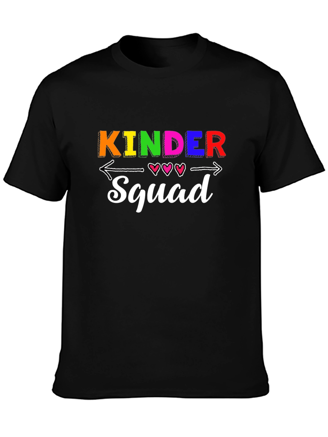 Kinder Squad Black T-Shirt