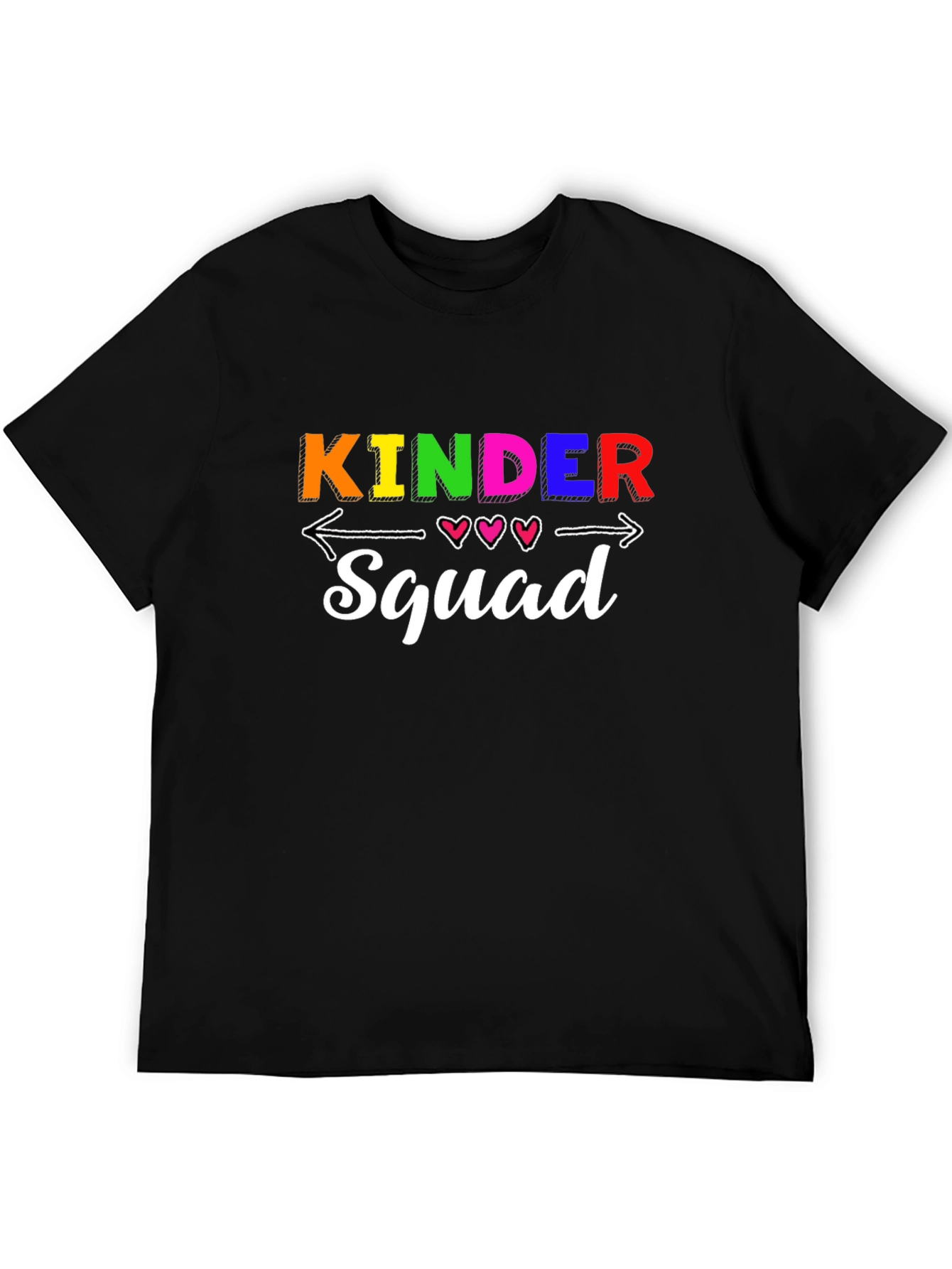Kinder Squad Black T-Shirt