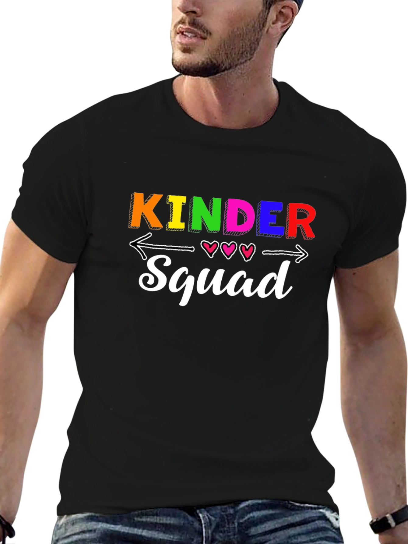 Kinder Squad Black T-Shirt