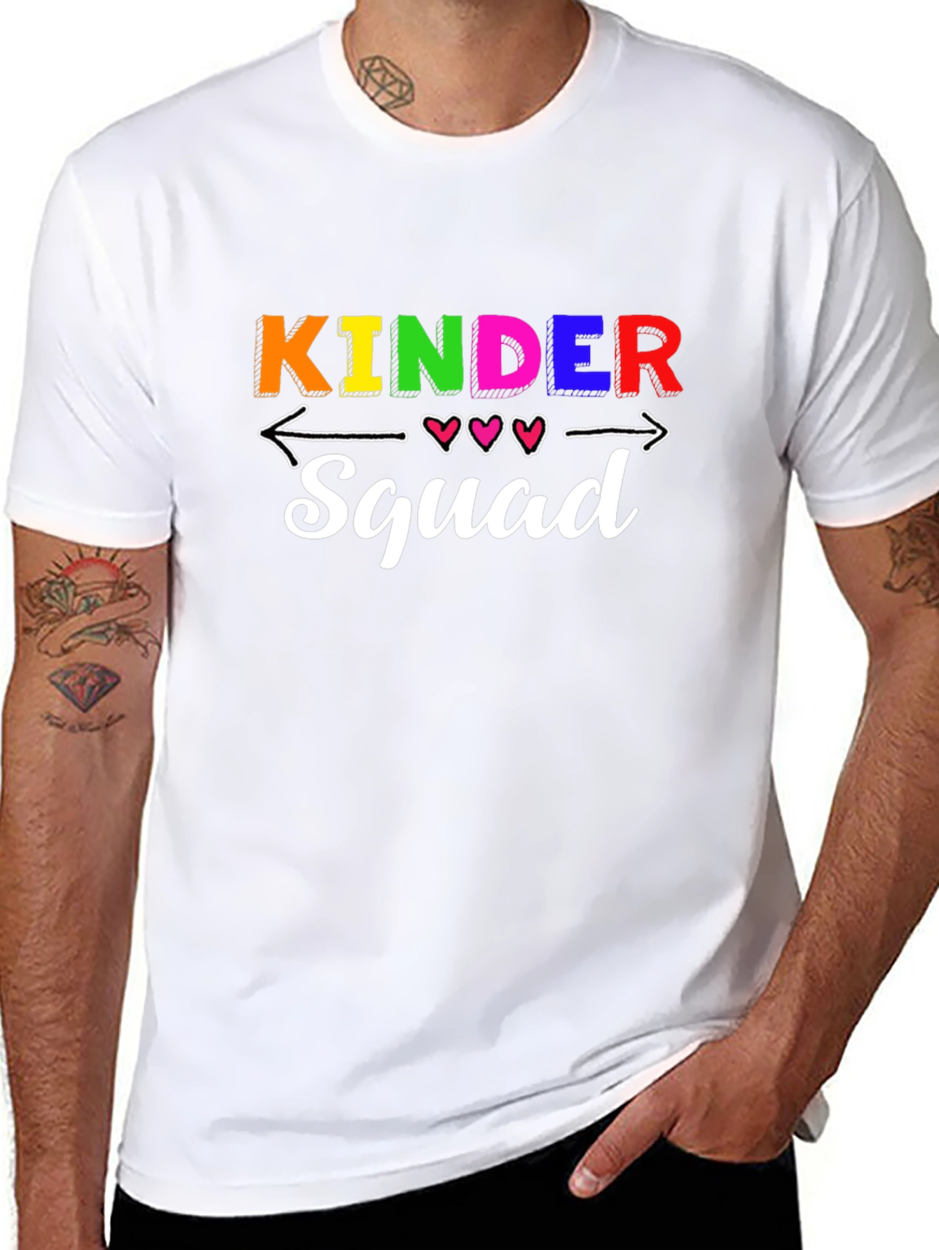 Kinder Squad Black T-Shirt