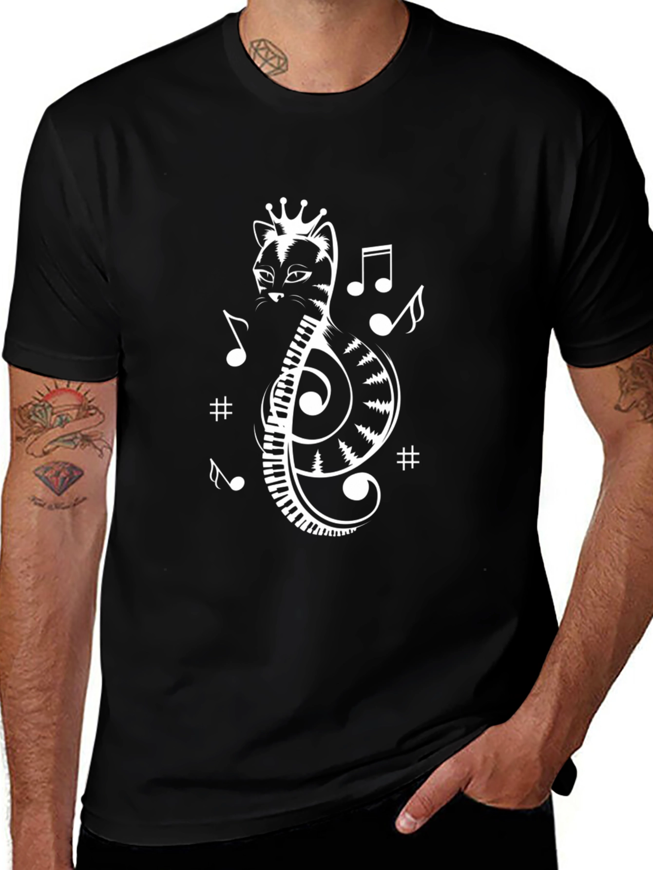 Musical Cat T-Shirt