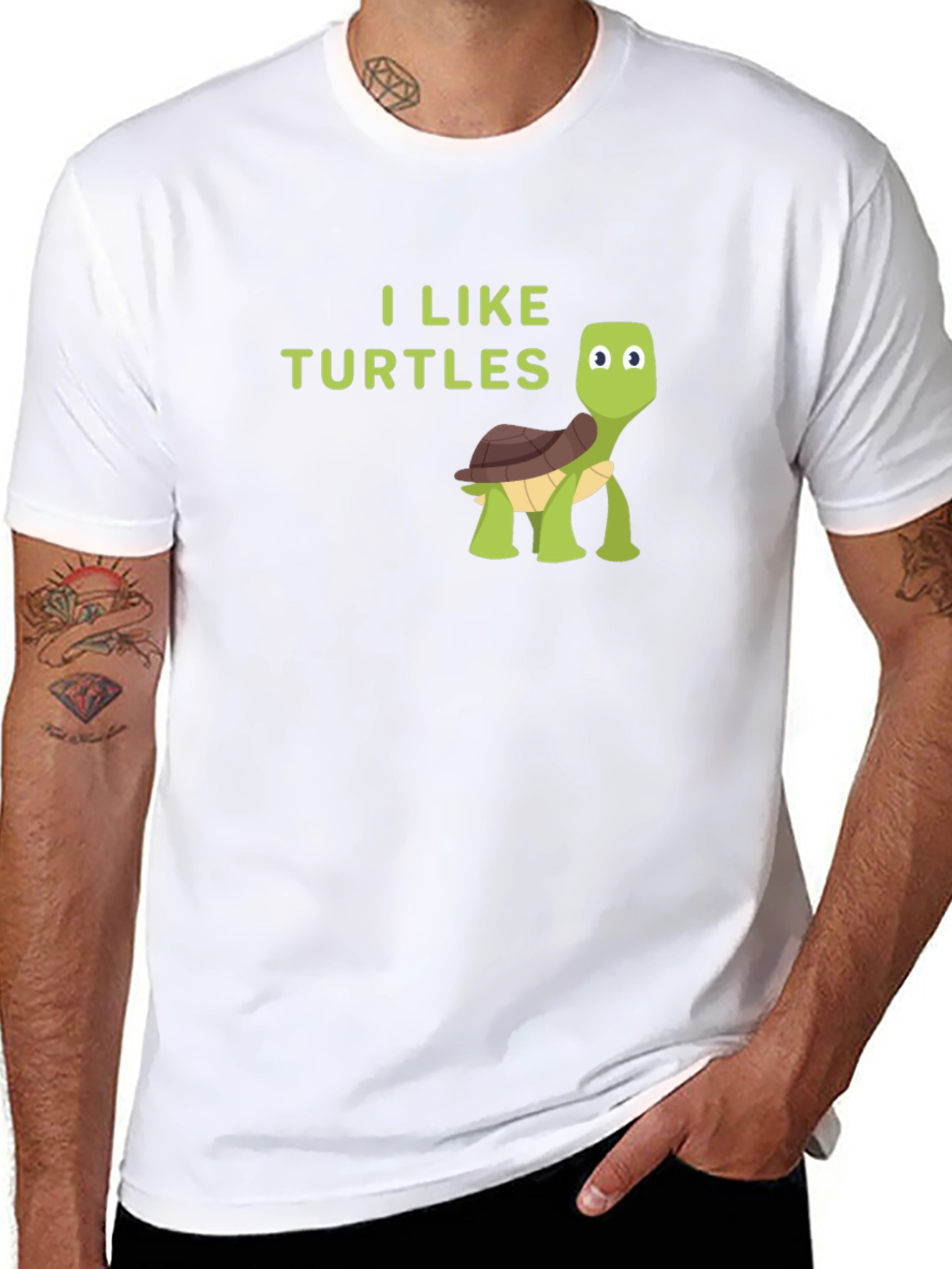 I Like Turtles Graphic T-Shirt