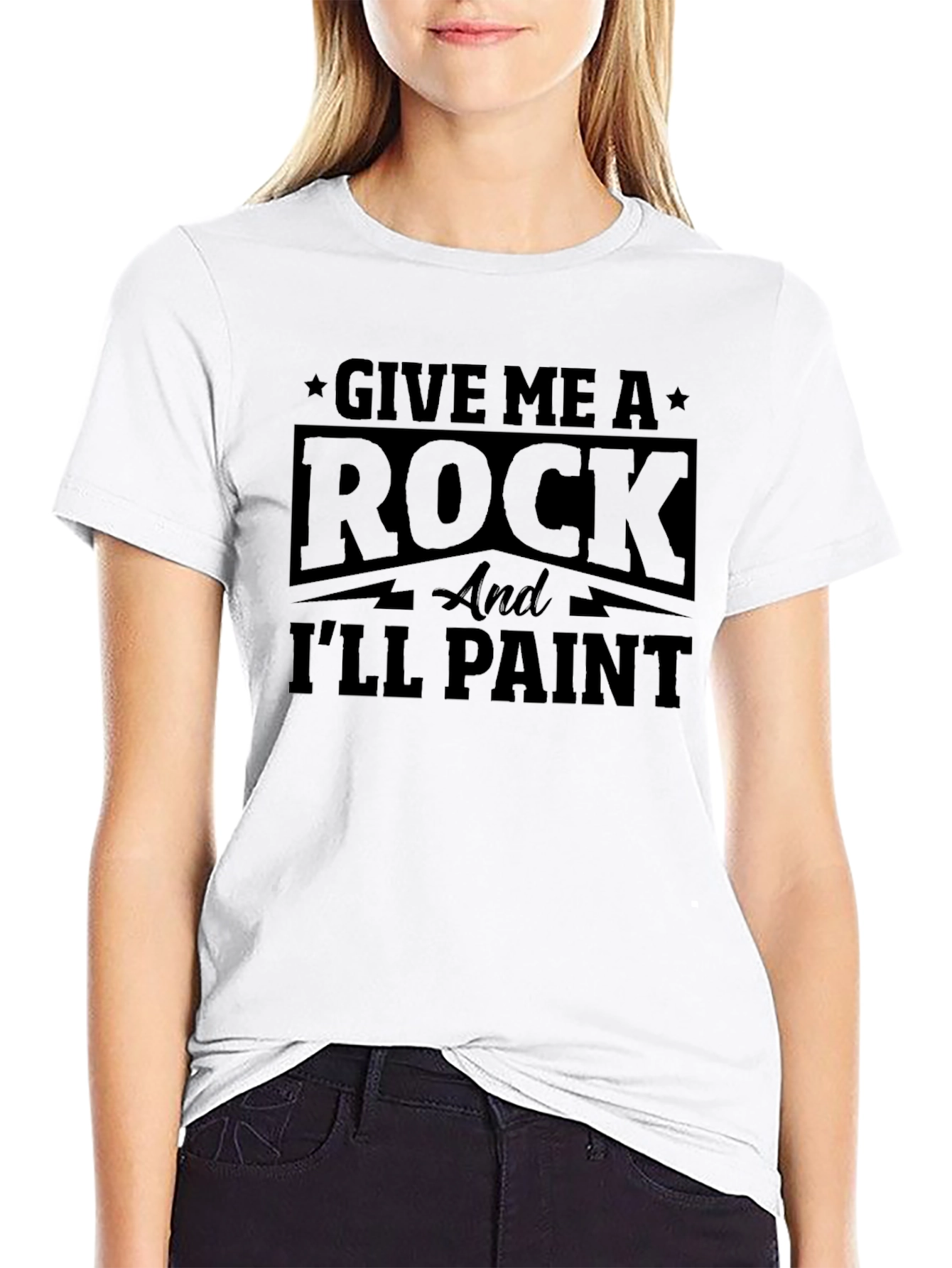 Give Me A Rock And Ill Paint Black T-Shirt