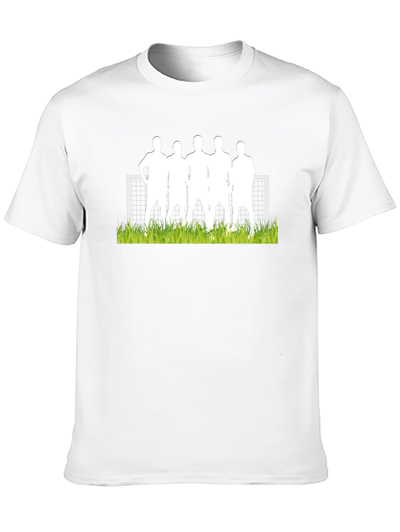 Soccer Team Graphic Tee - Mens Black T-Shirt
