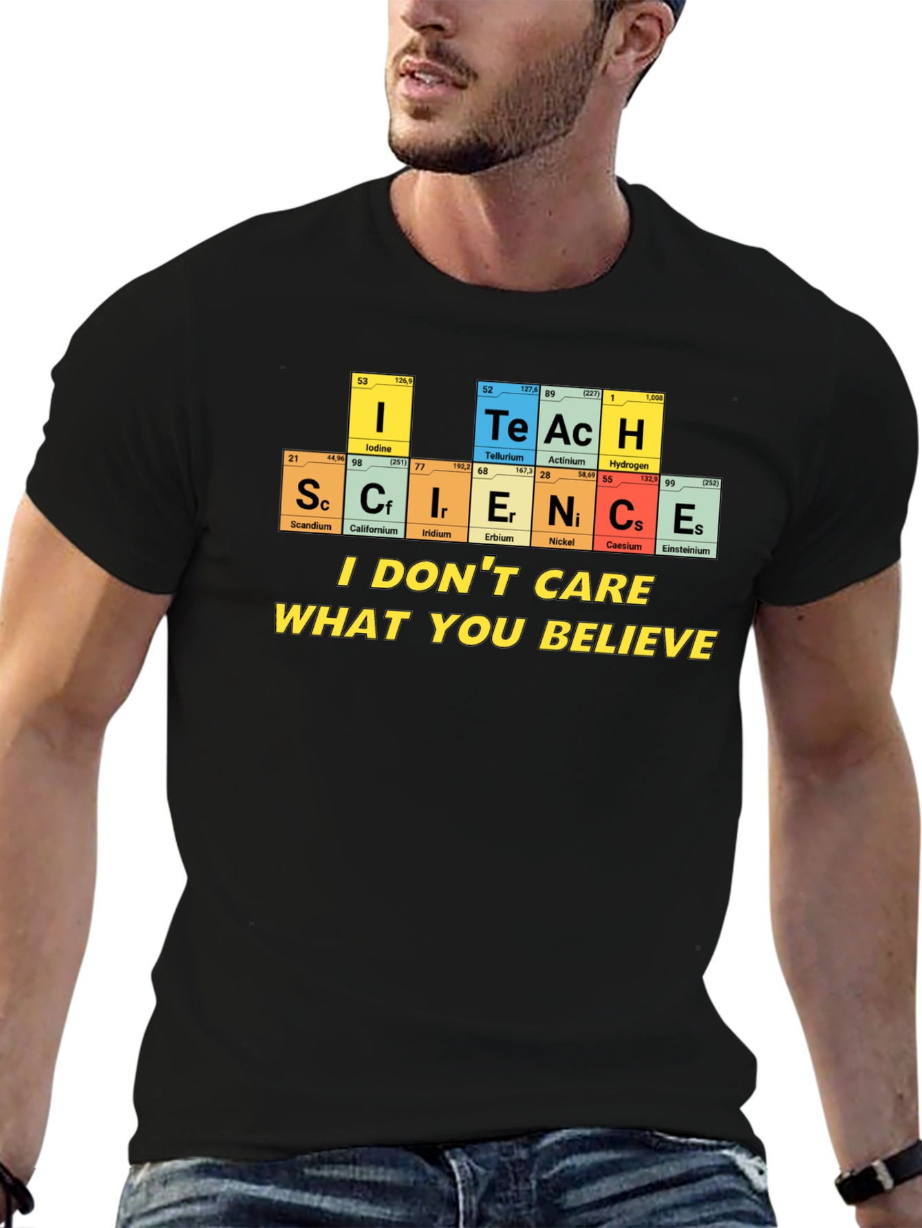 Science Teacher T-Shirt - Periodic Table Design