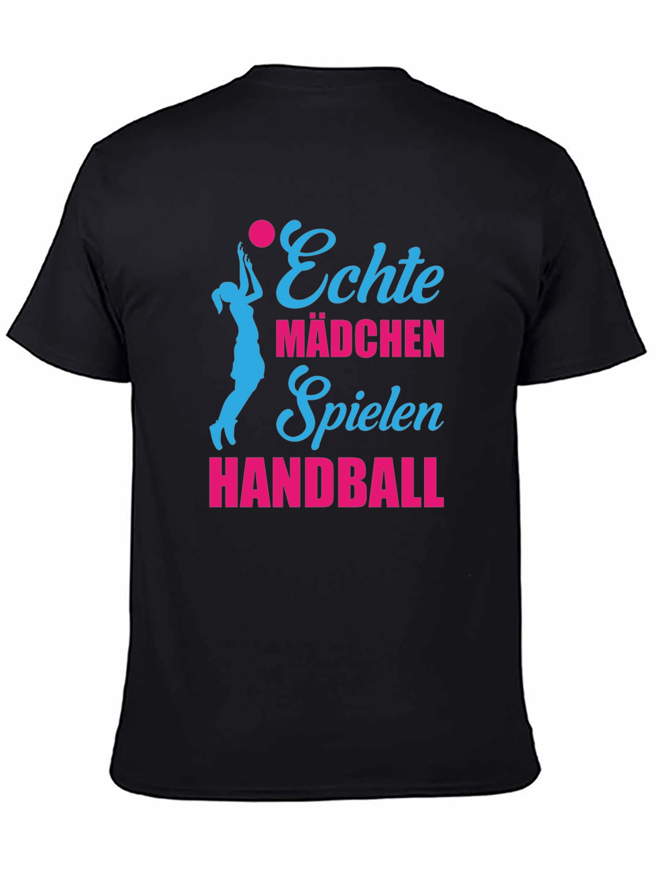 Echte Mädchen Handball Graphic Tee