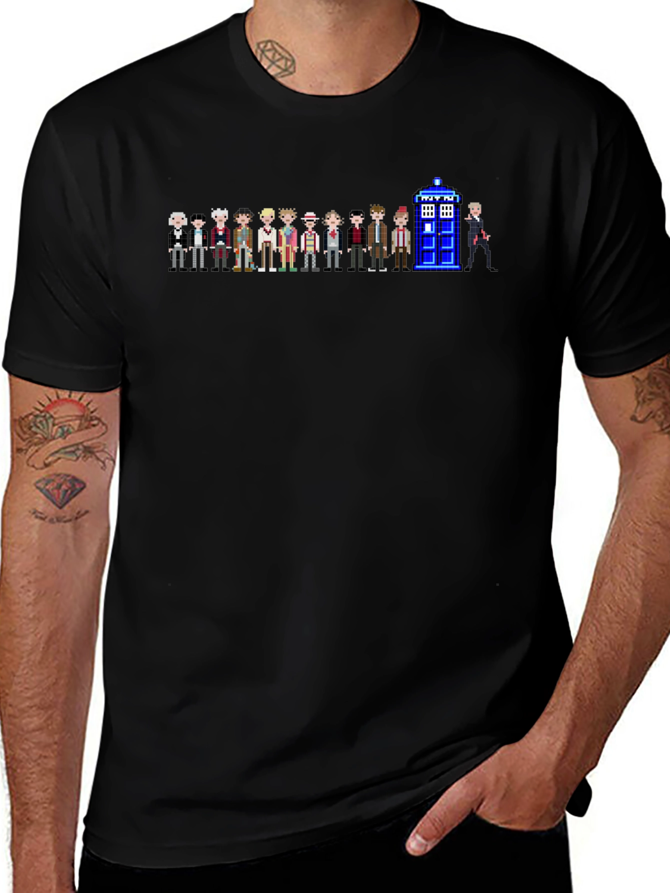 Doctor Who Pixel Art T-Shirt