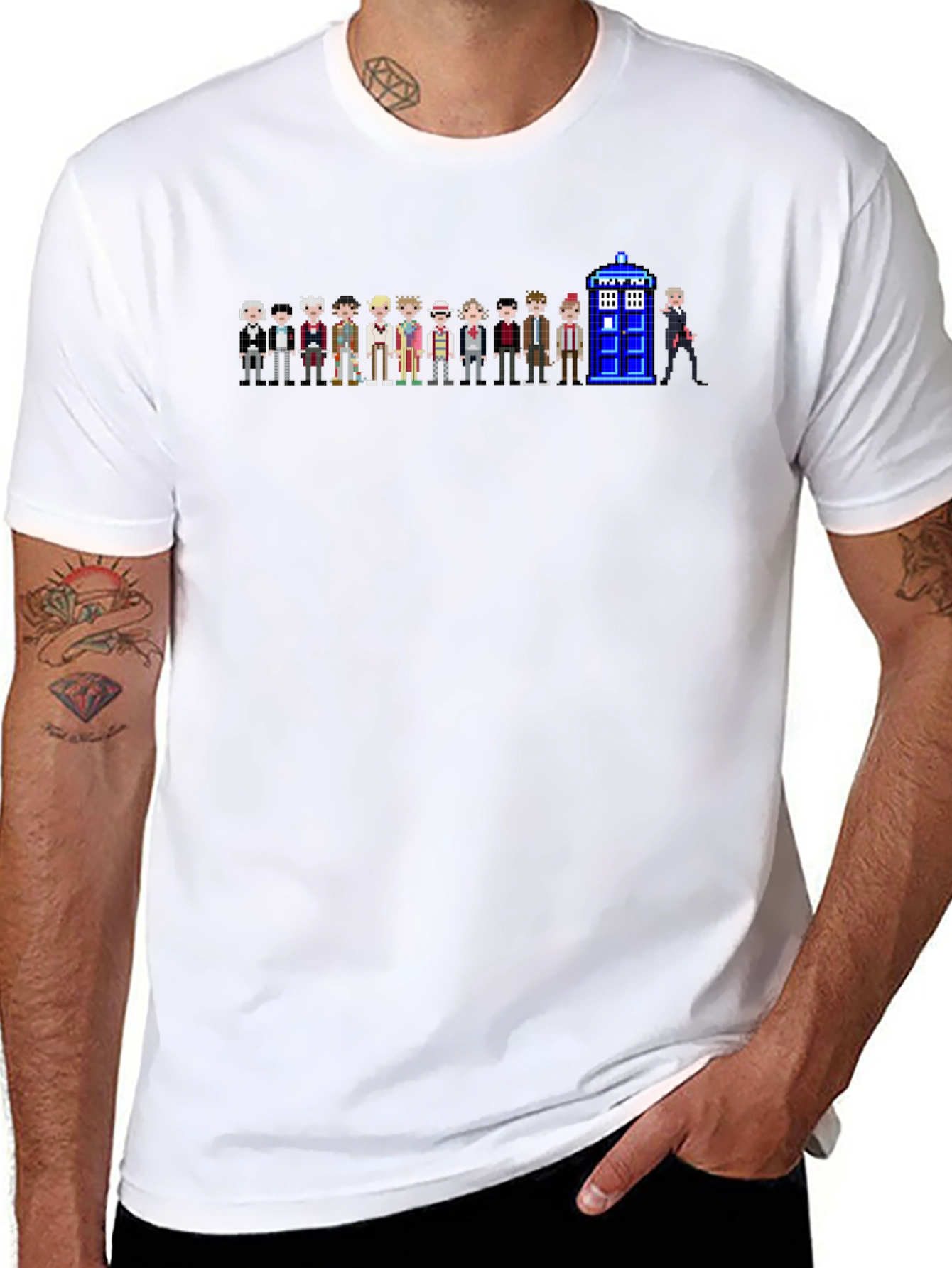 Doctor Who Pixel Art T-Shirt