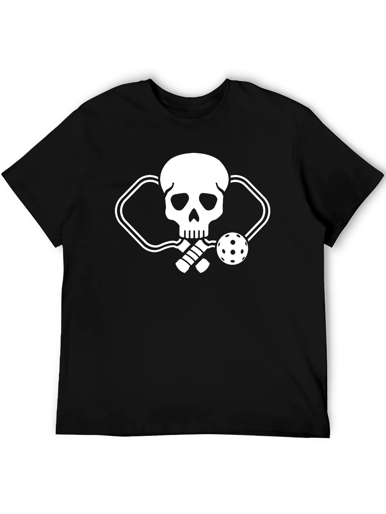 Pickleball Skull Graphic T-Shirt - Unisex