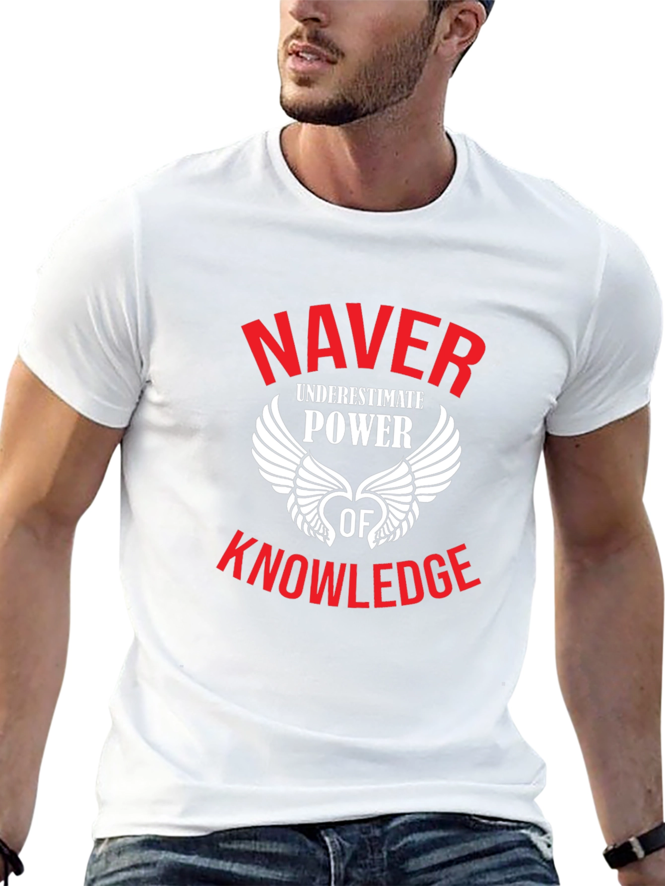 Naver Power of Knowledge Black T-Shirt