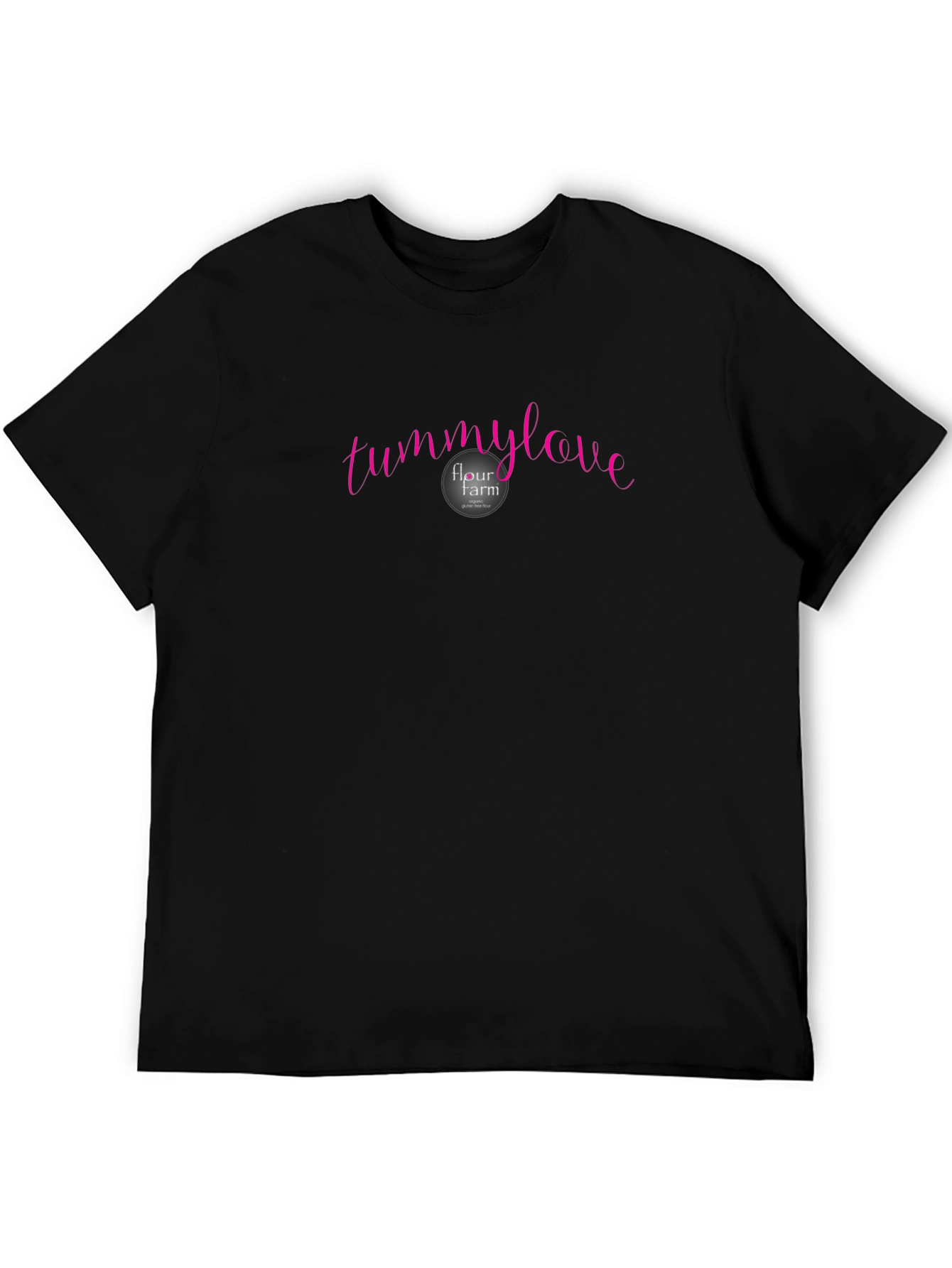 Tummy Love Flour Farm Black Tee