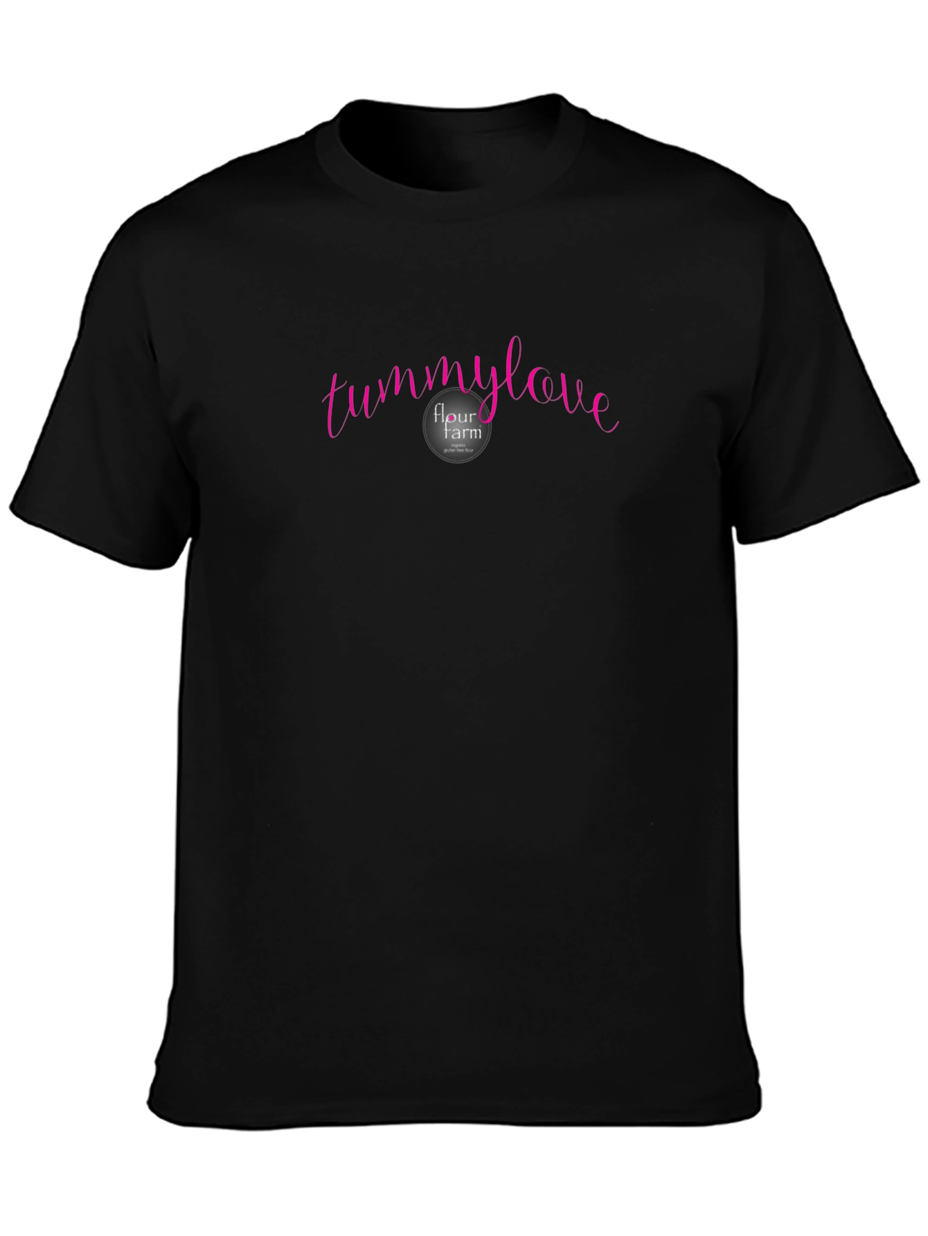 Tummy Love Flour Farm Black Tee