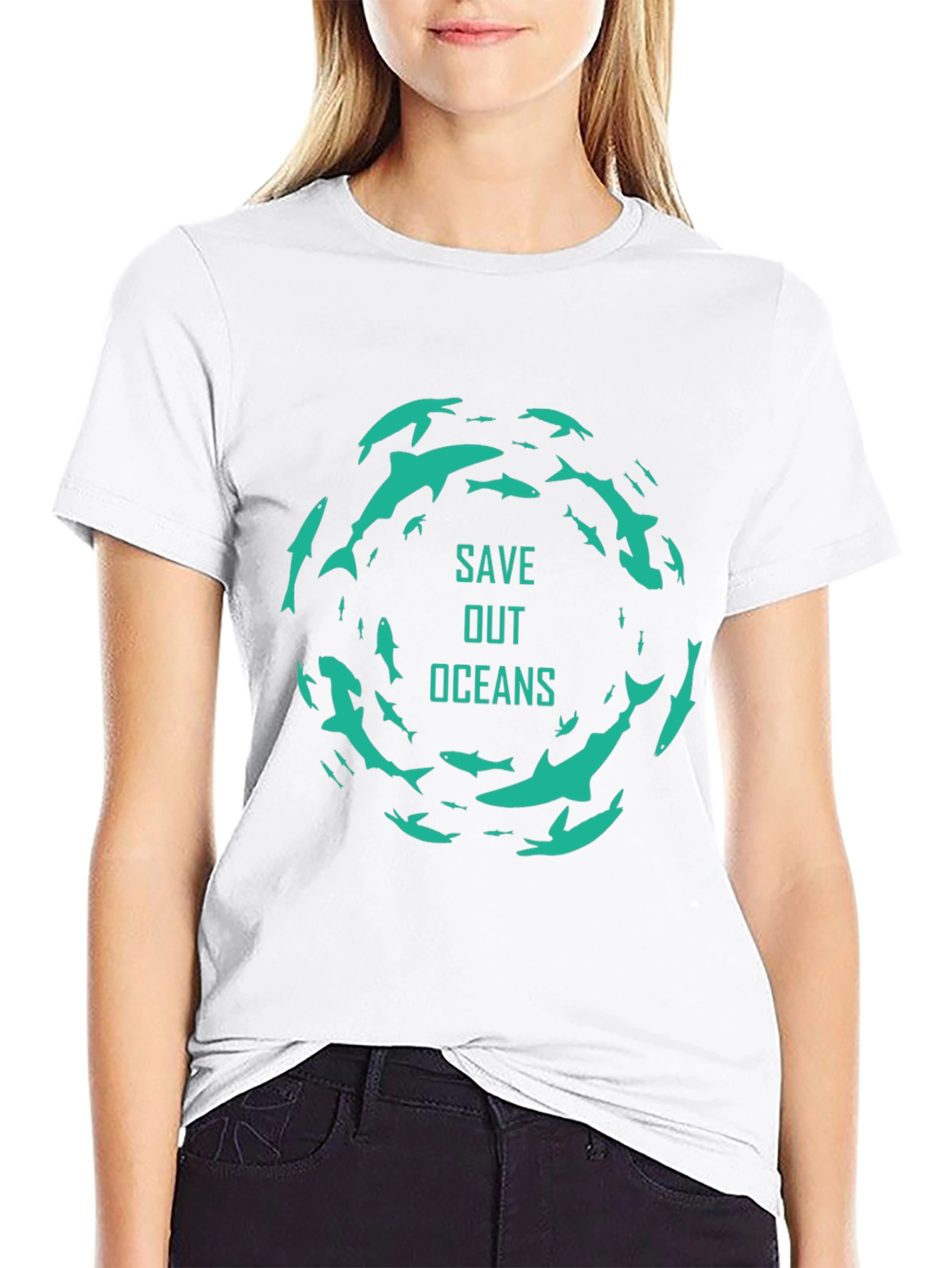 Save Our Oceans Graphic Tee - Eco Friendly