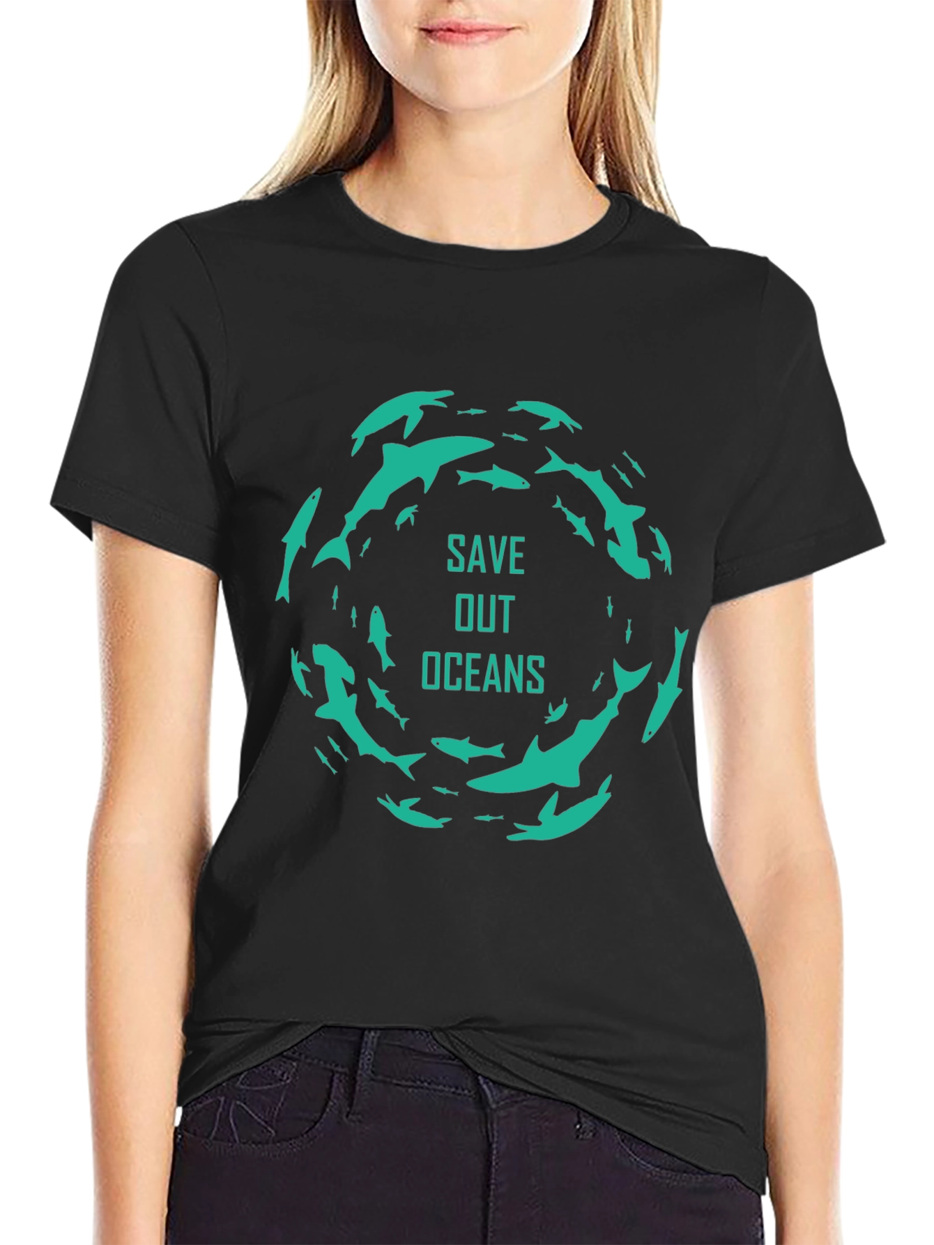 Save Our Oceans Graphic Tee - Eco Friendly