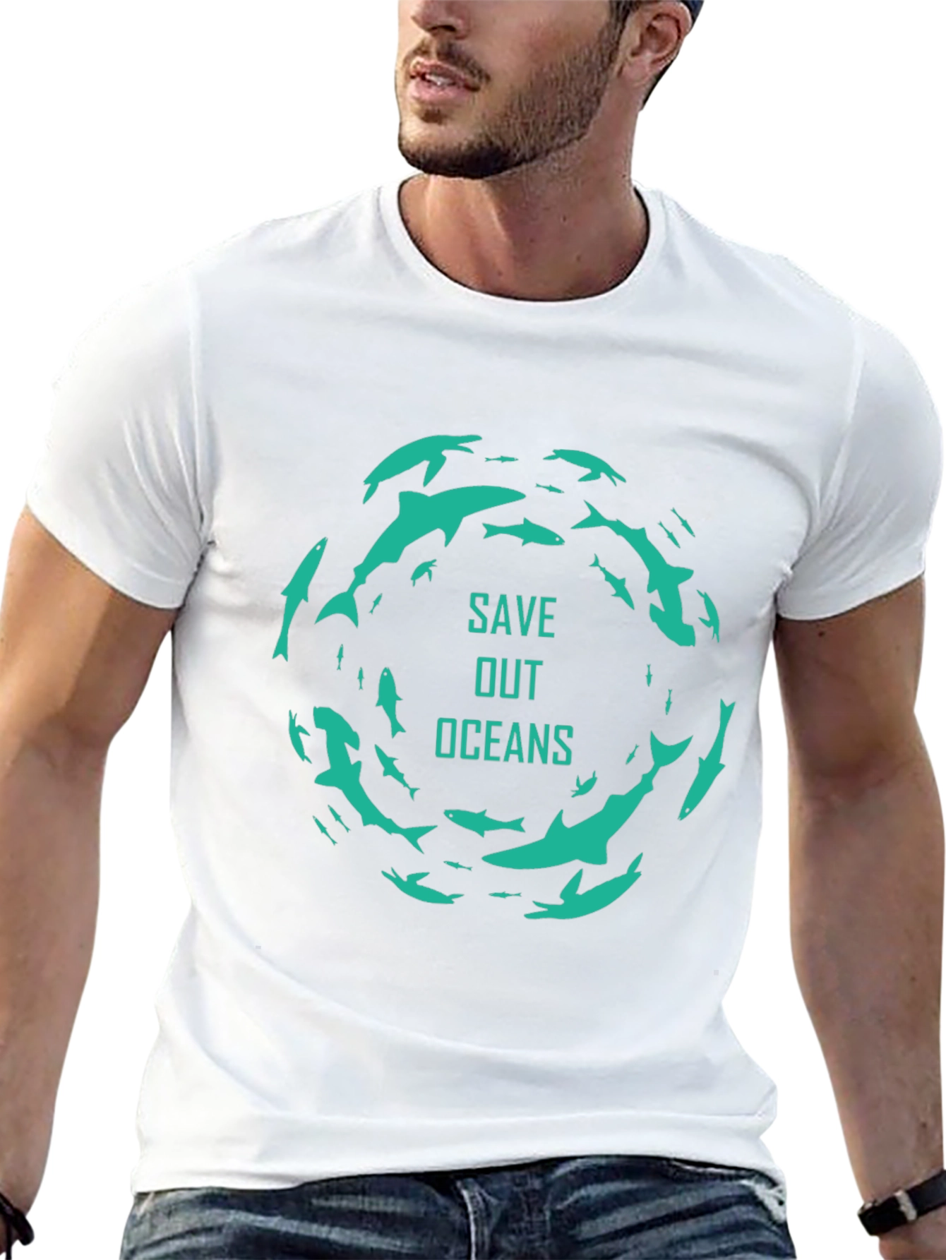 Save Our Oceans Graphic Tee - Eco Friendly