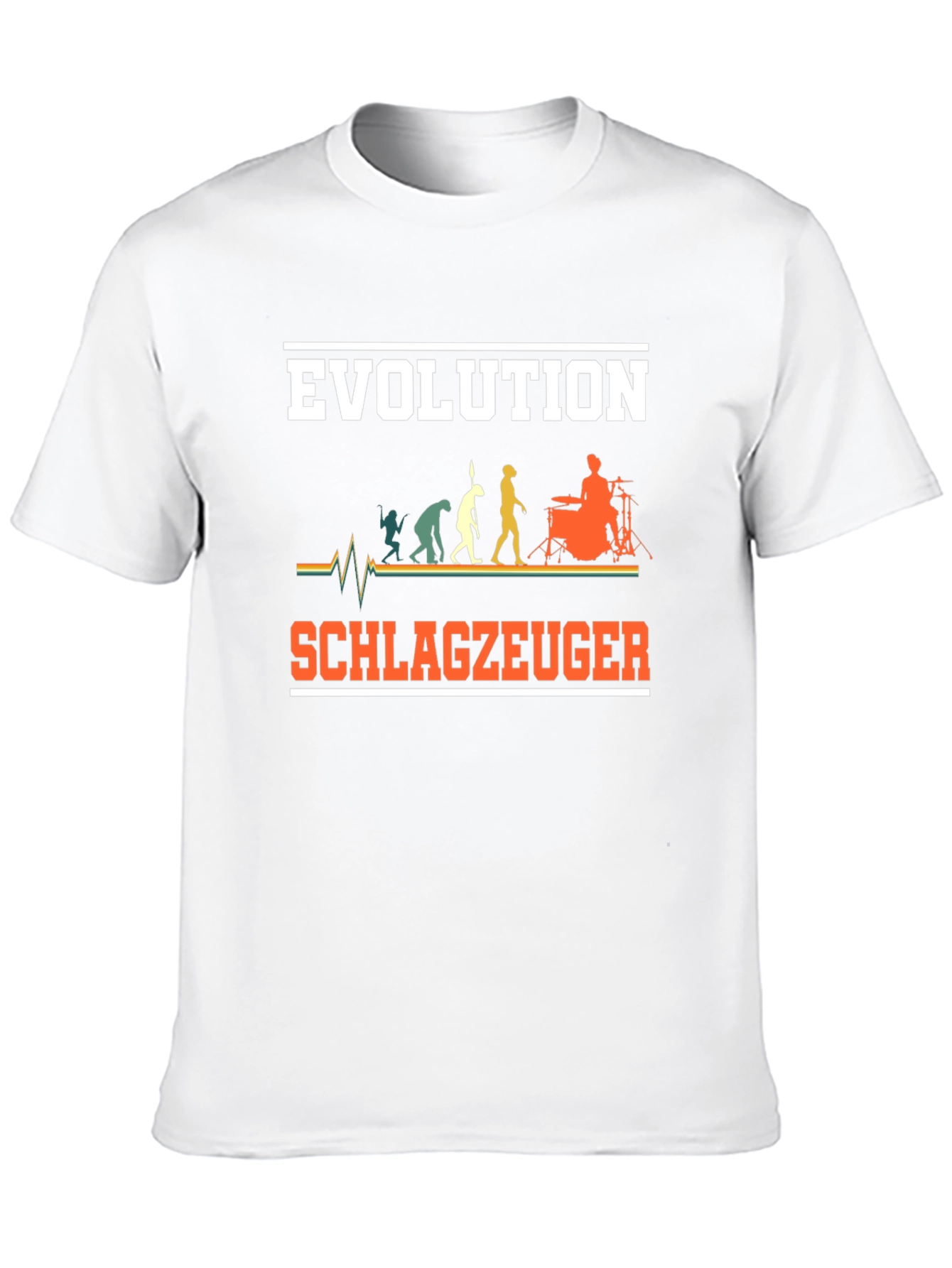 Evolution Schlagzeuger Drummer T-Shirt