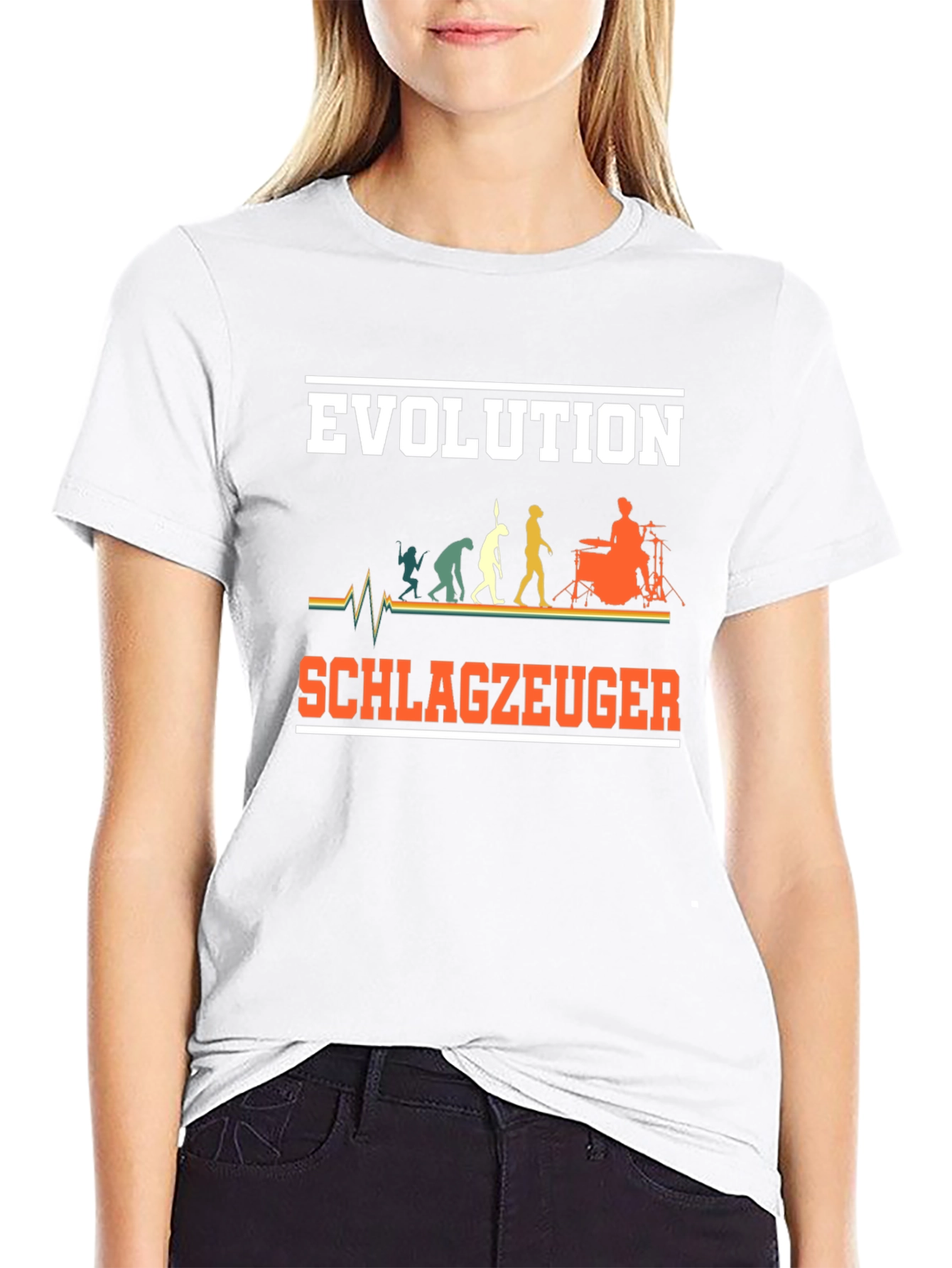Evolution Schlagzeuger Drummer T-Shirt