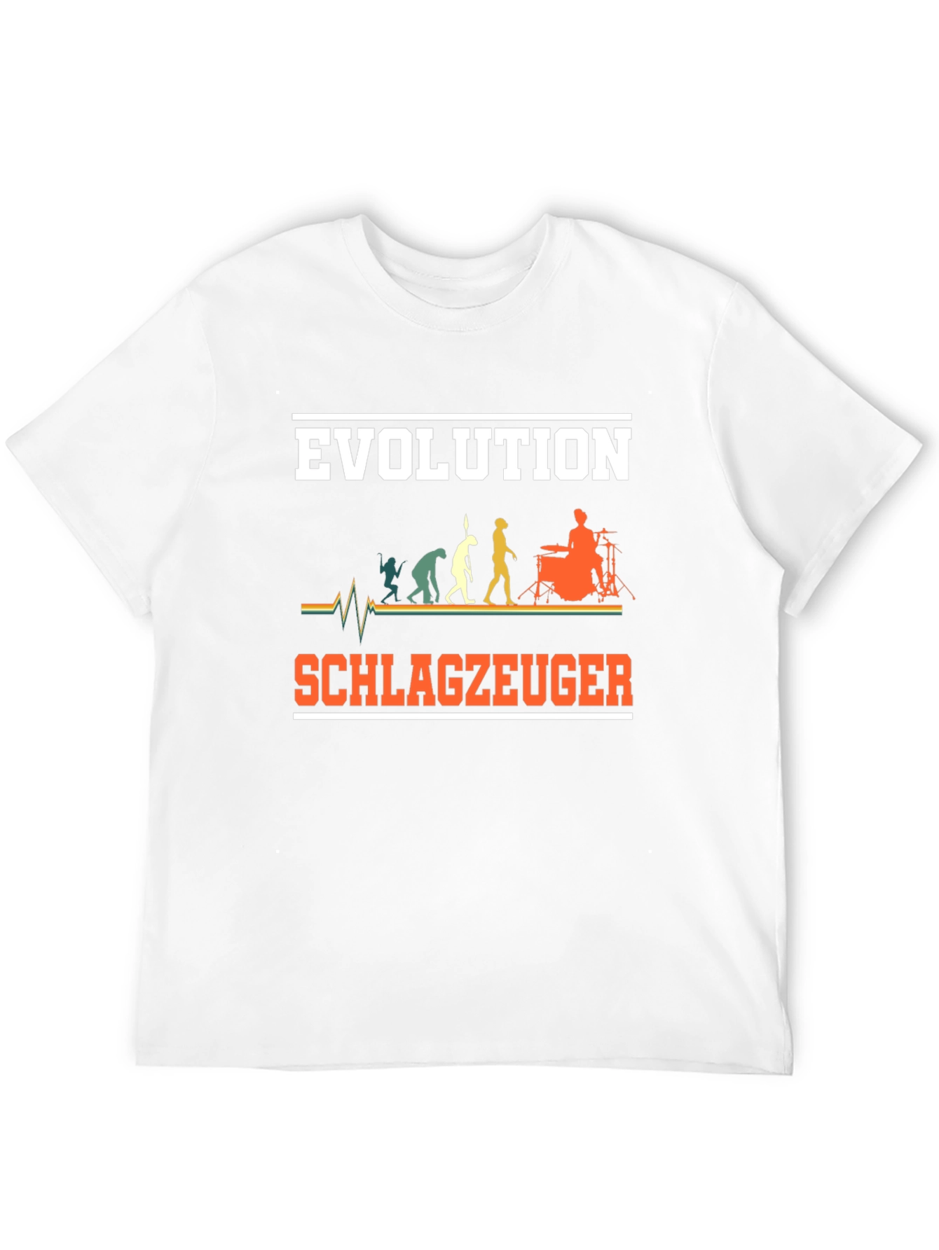 Evolution Schlagzeuger Drummer T-Shirt