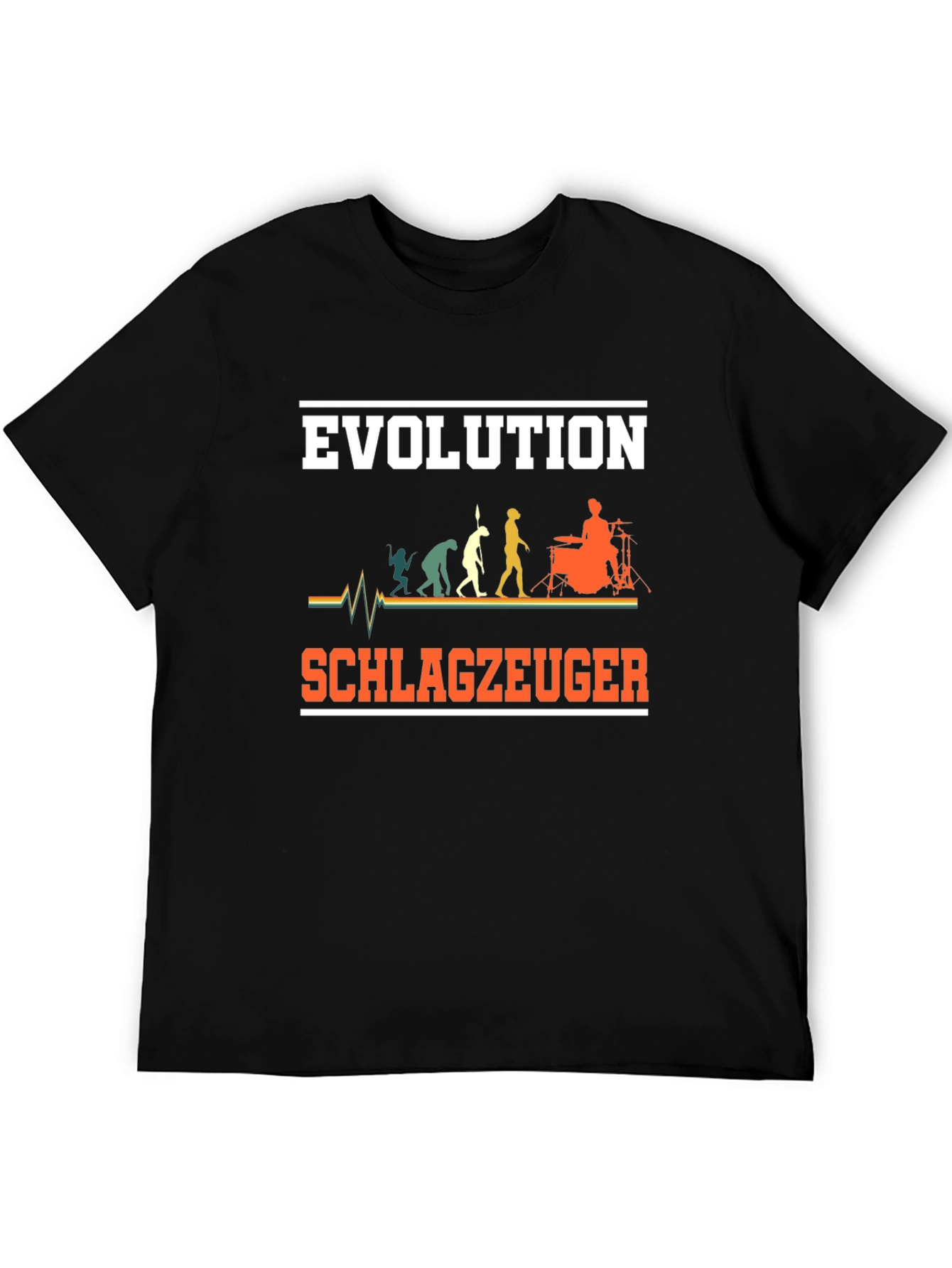 Evolution Schlagzeuger Drummer T-Shirt
