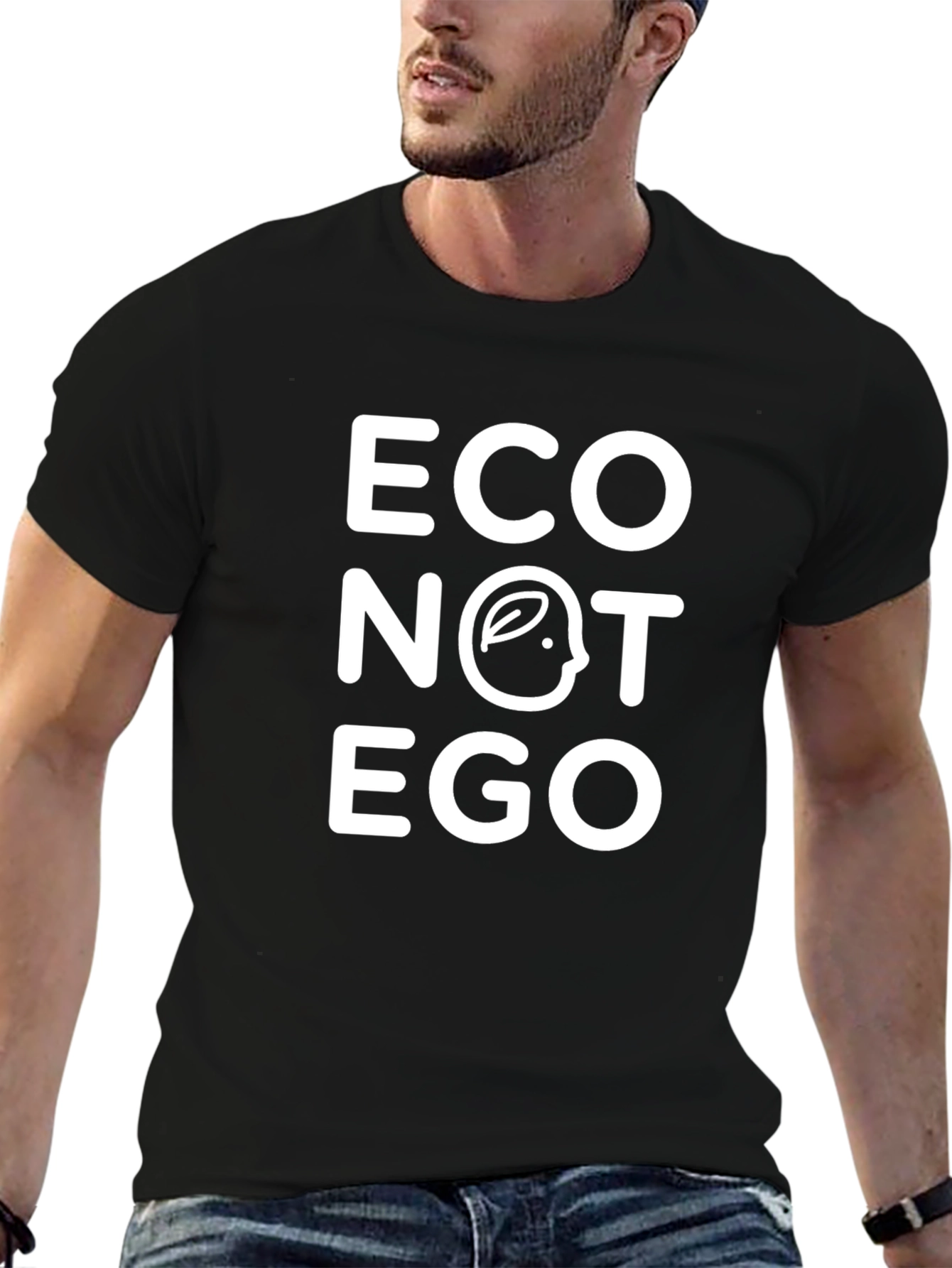 Eco Not Ego Graphic T-Shirt - Sustainable Fashion