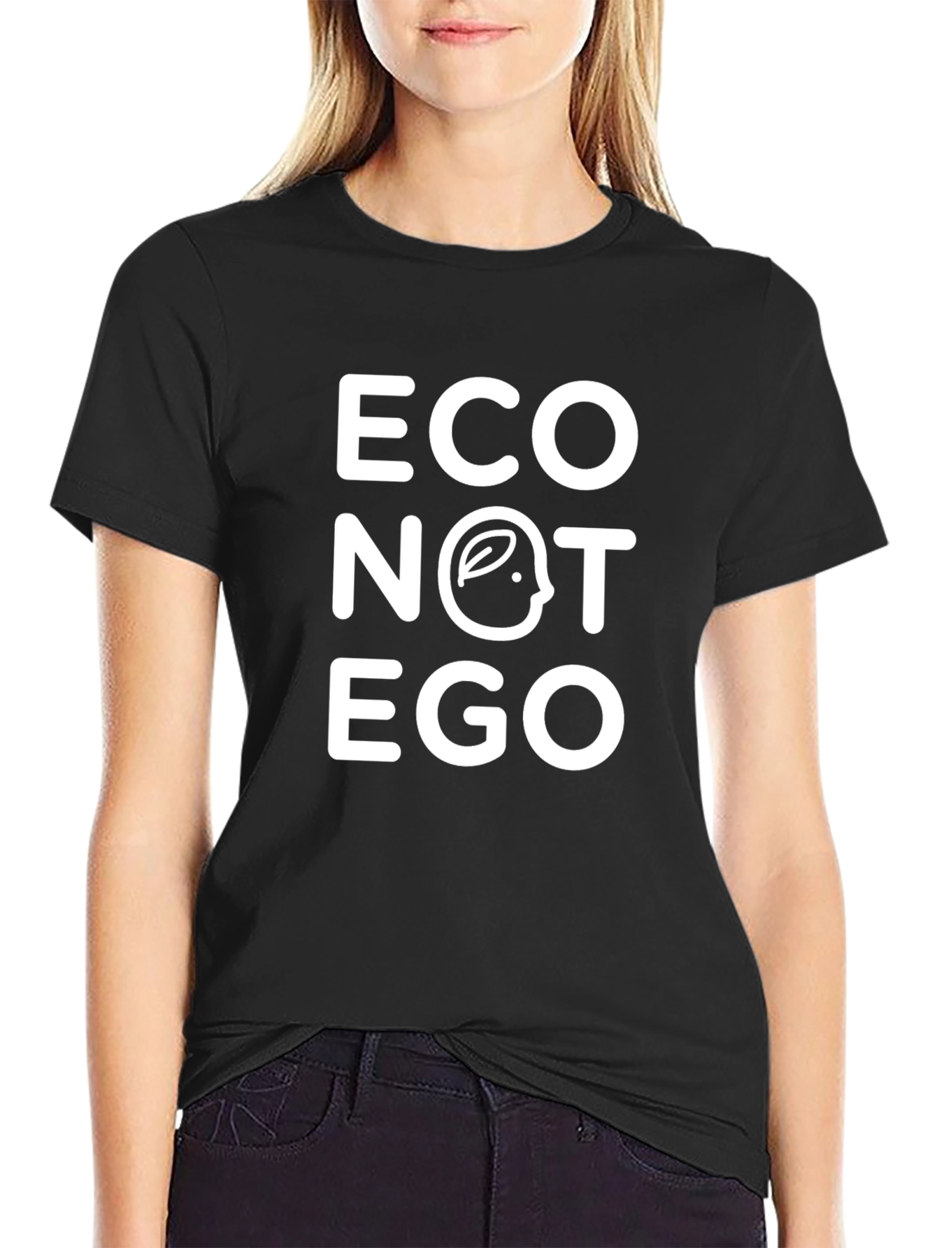 Eco Not Ego Graphic T-Shirt - Sustainable Fashion