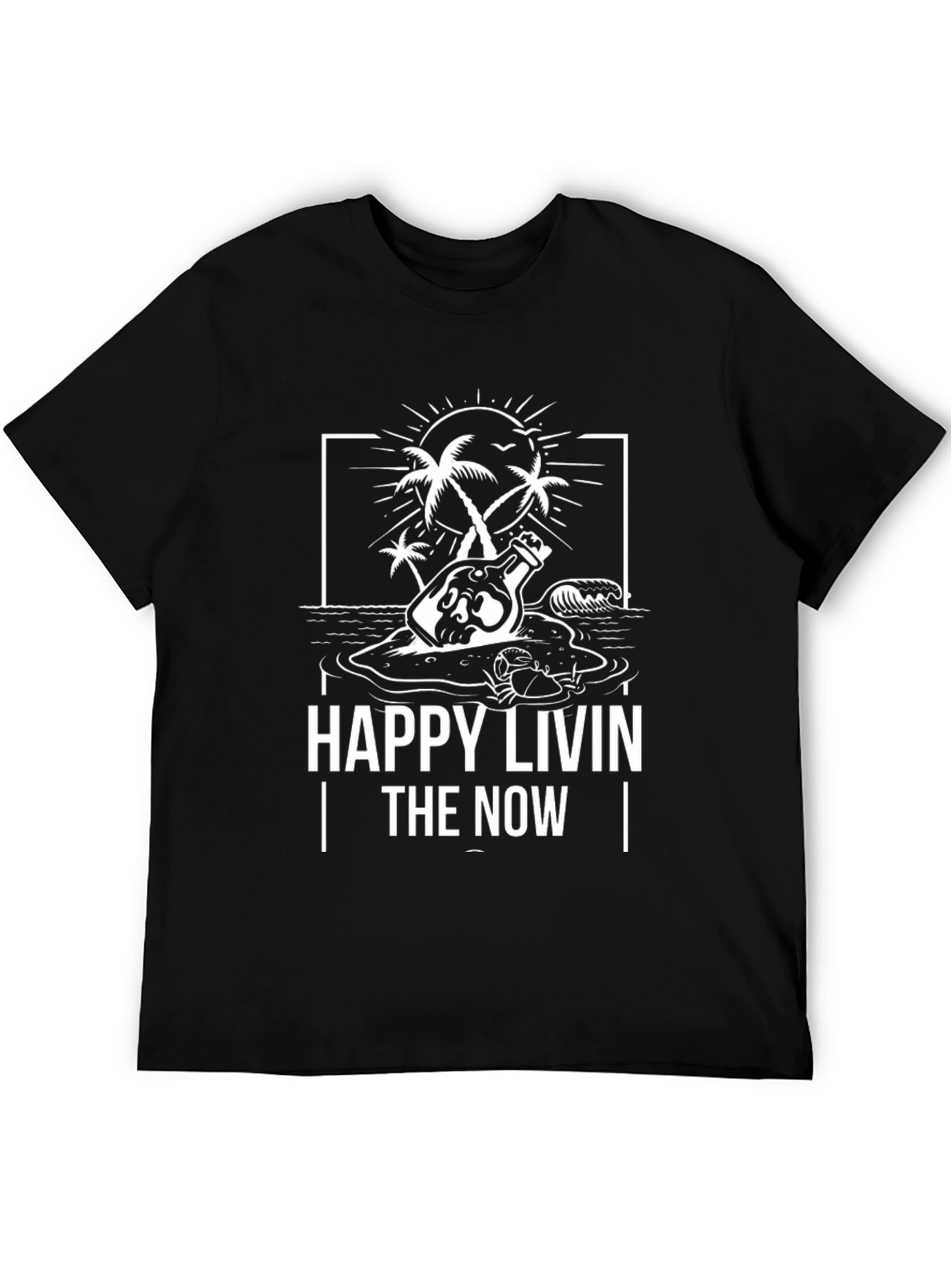 Happy Livin Now Graphic T-Shirt