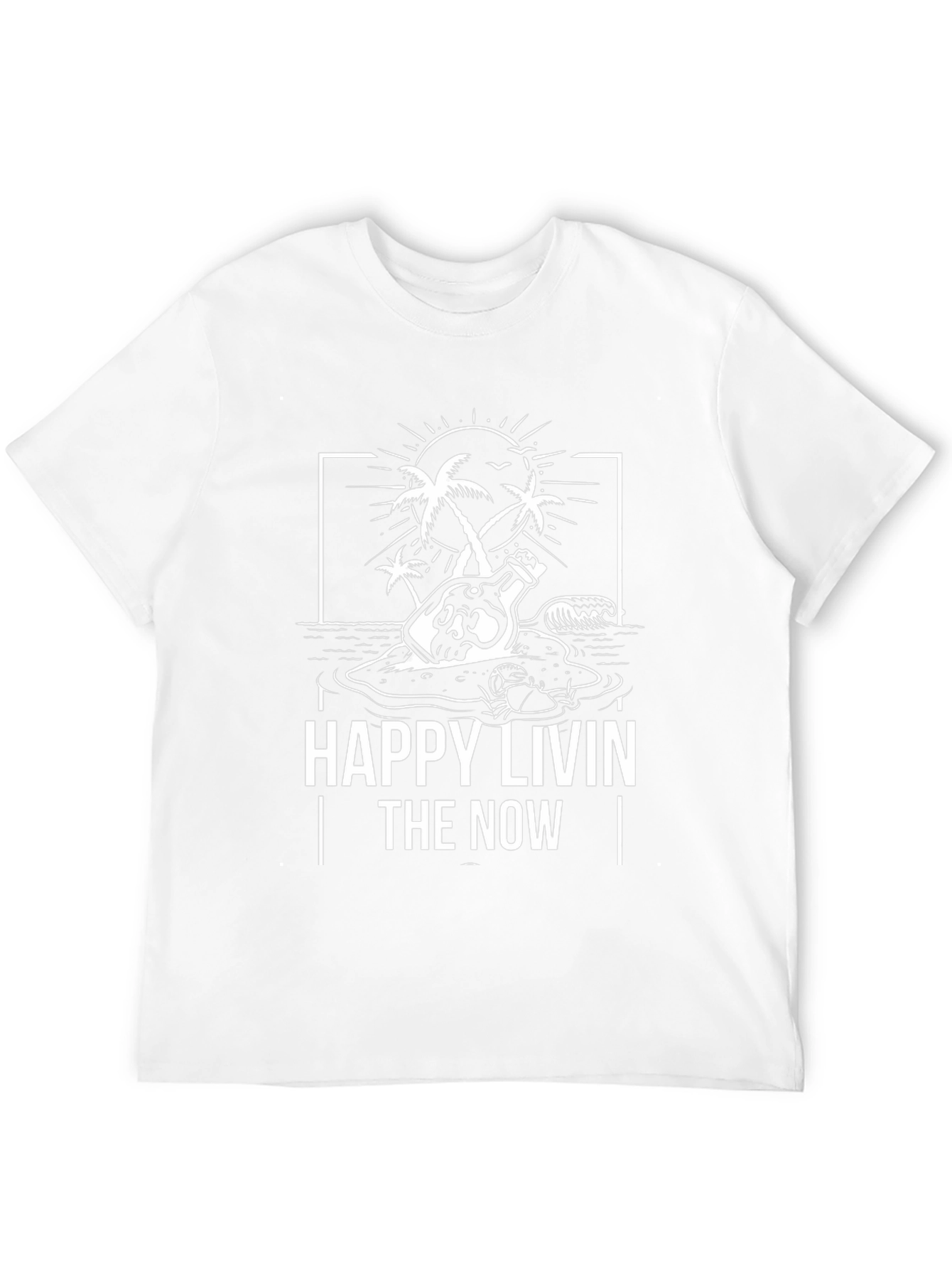 Happy Livin Now Graphic T-Shirt