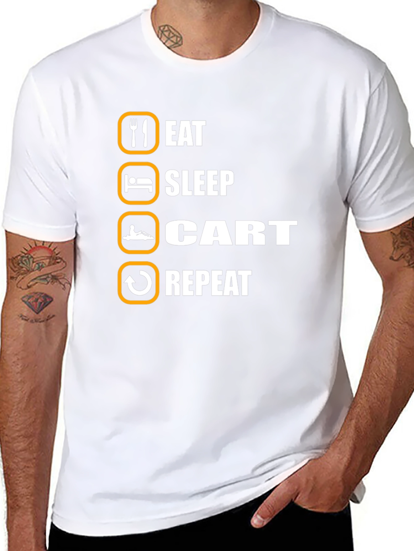 Eat Sleep Cart Repeat T-Shirt