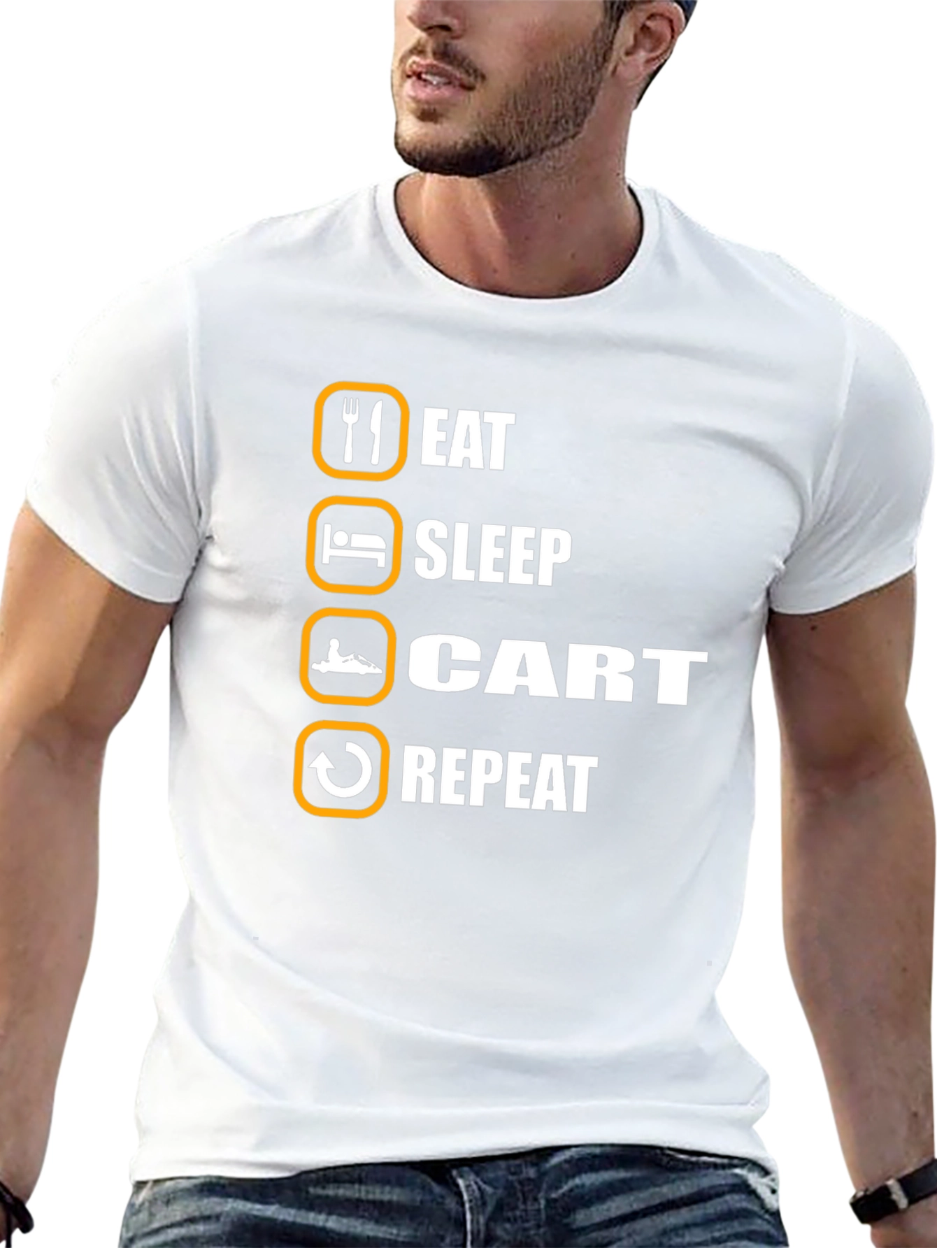 Eat Sleep Cart Repeat T-Shirt