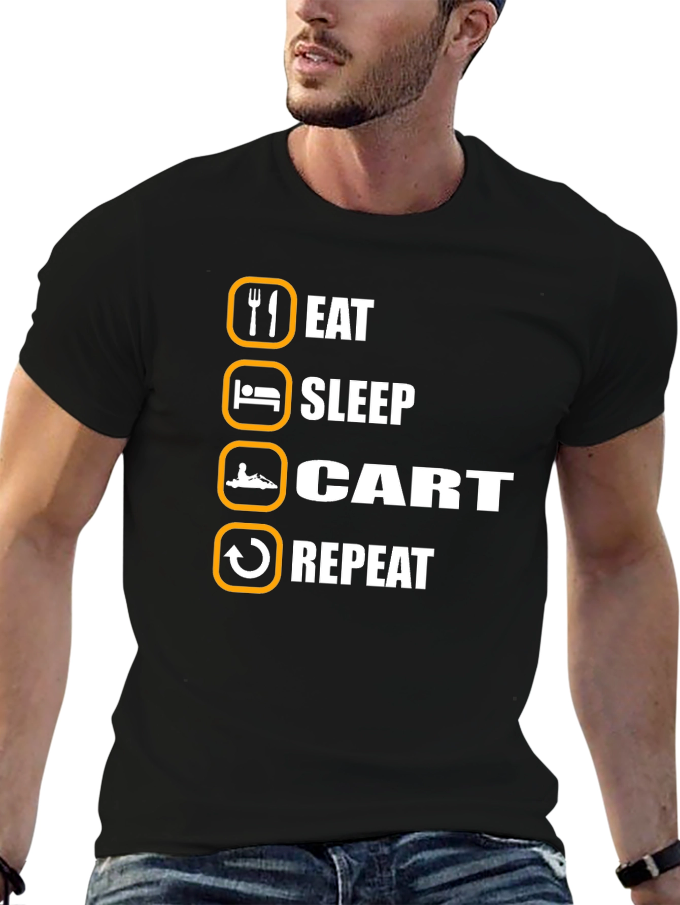 Eat Sleep Cart Repeat T-Shirt