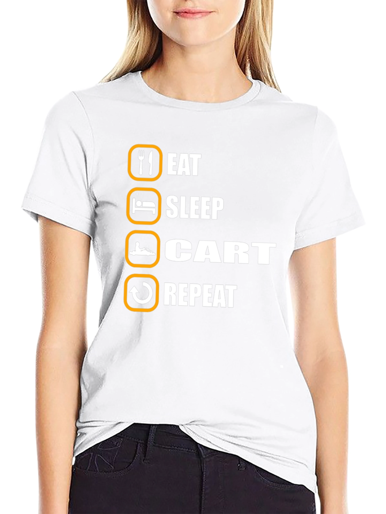Eat Sleep Cart Repeat T-Shirt