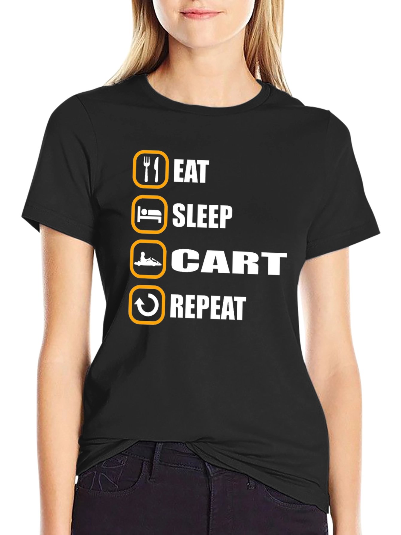 Eat Sleep Cart Repeat T-Shirt