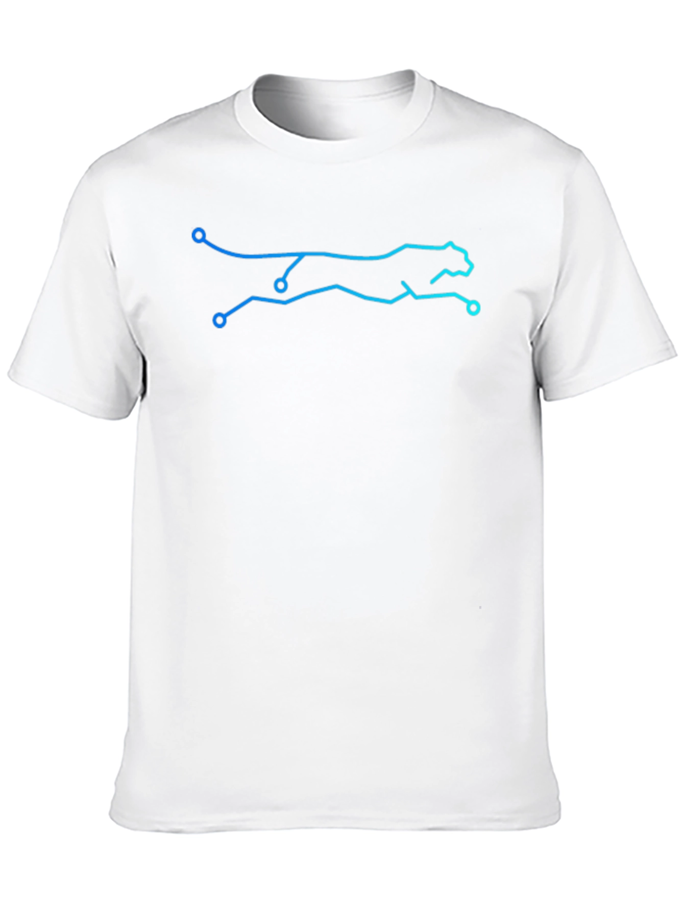 Tech Cheetah T-Shirt - Circuit Style Graphic Tee