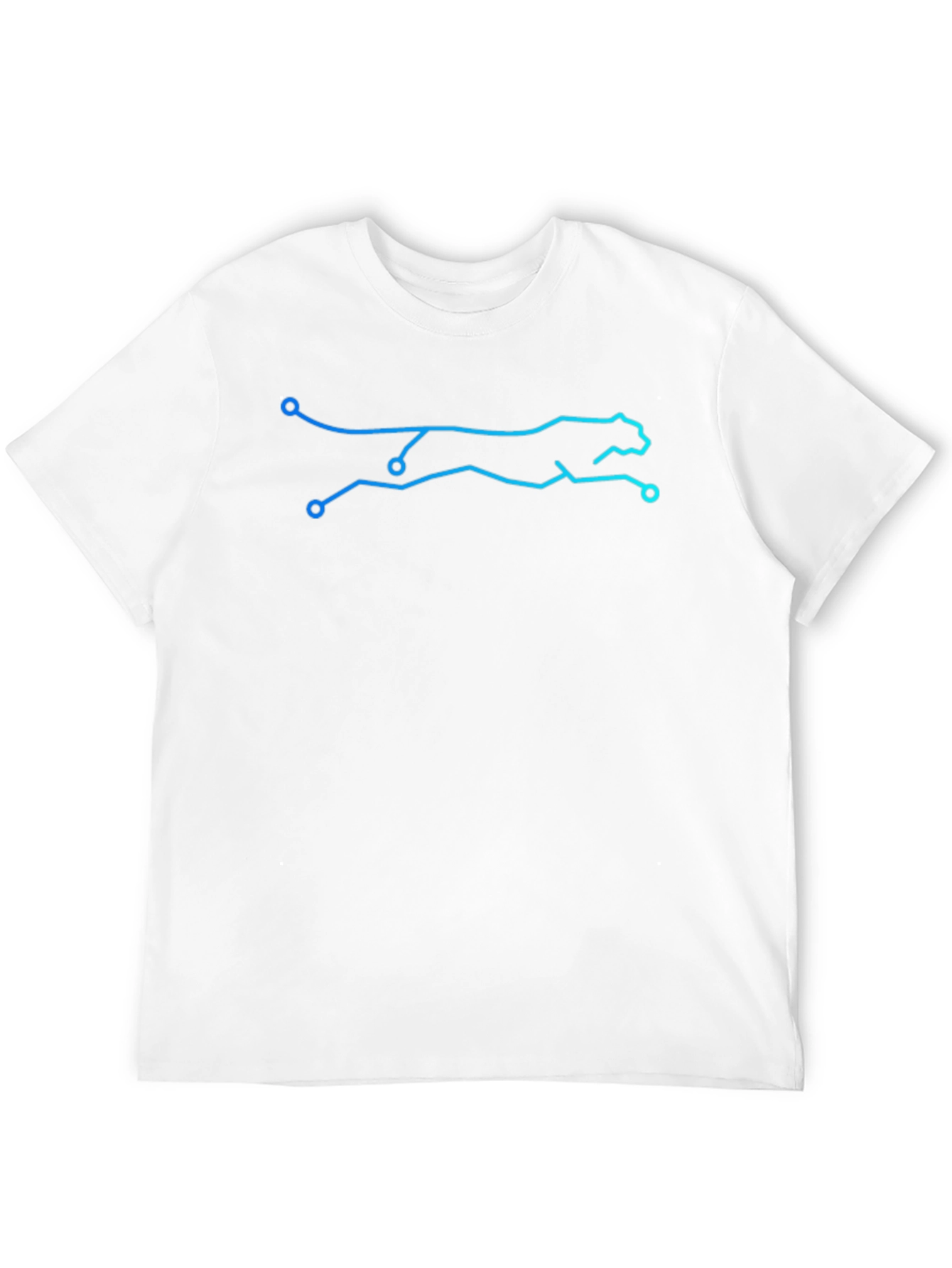 Tech Cheetah T-Shirt - Circuit Style Graphic Tee