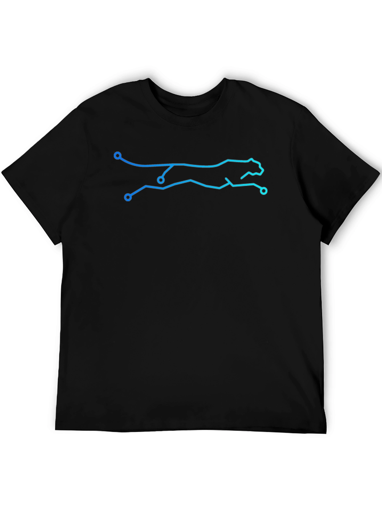 Tech Cheetah T-Shirt - Circuit Style Graphic Tee