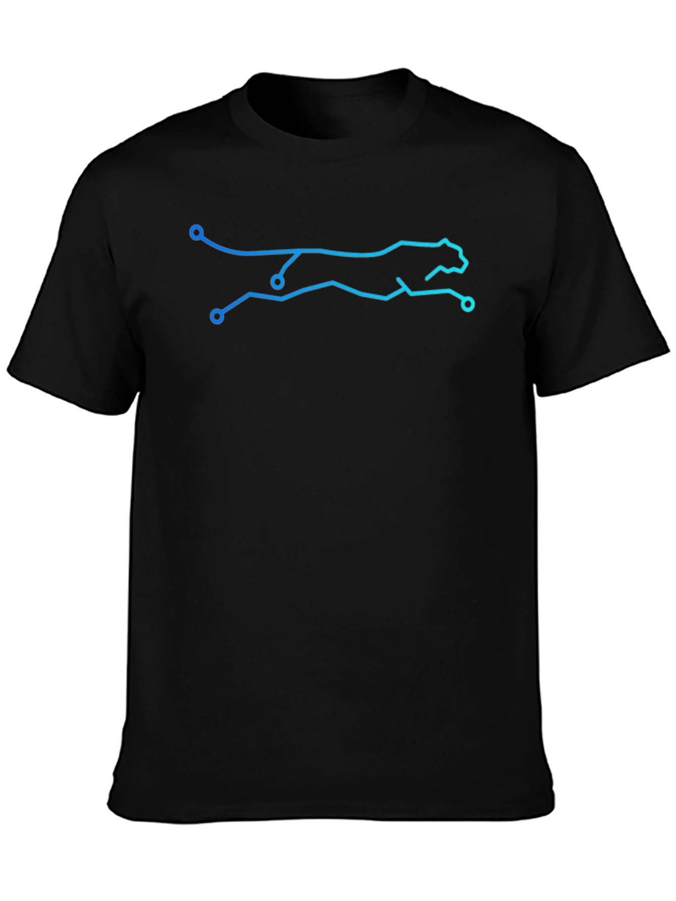 Tech Cheetah T-Shirt - Circuit Style Graphic Tee