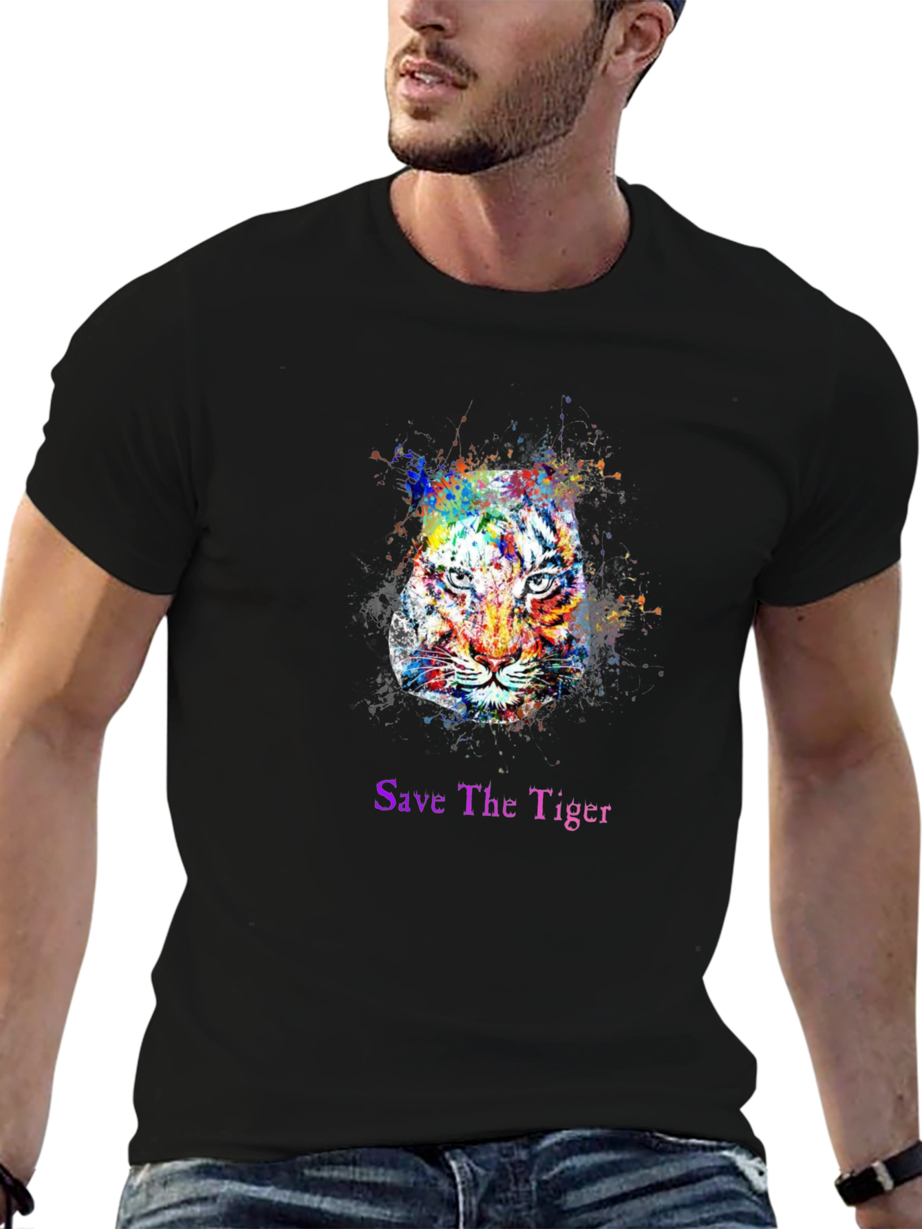Save The Tiger Graphic T-Shirt
