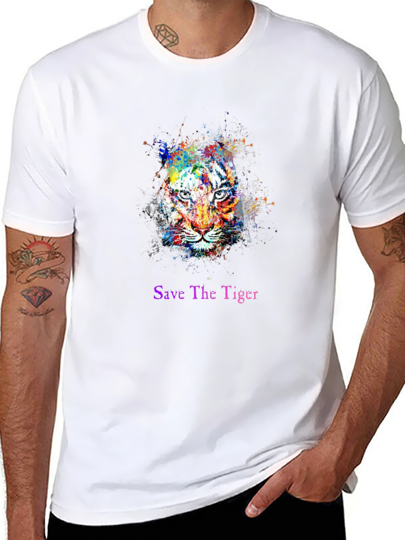 Save The Tiger Graphic T-Shirt
