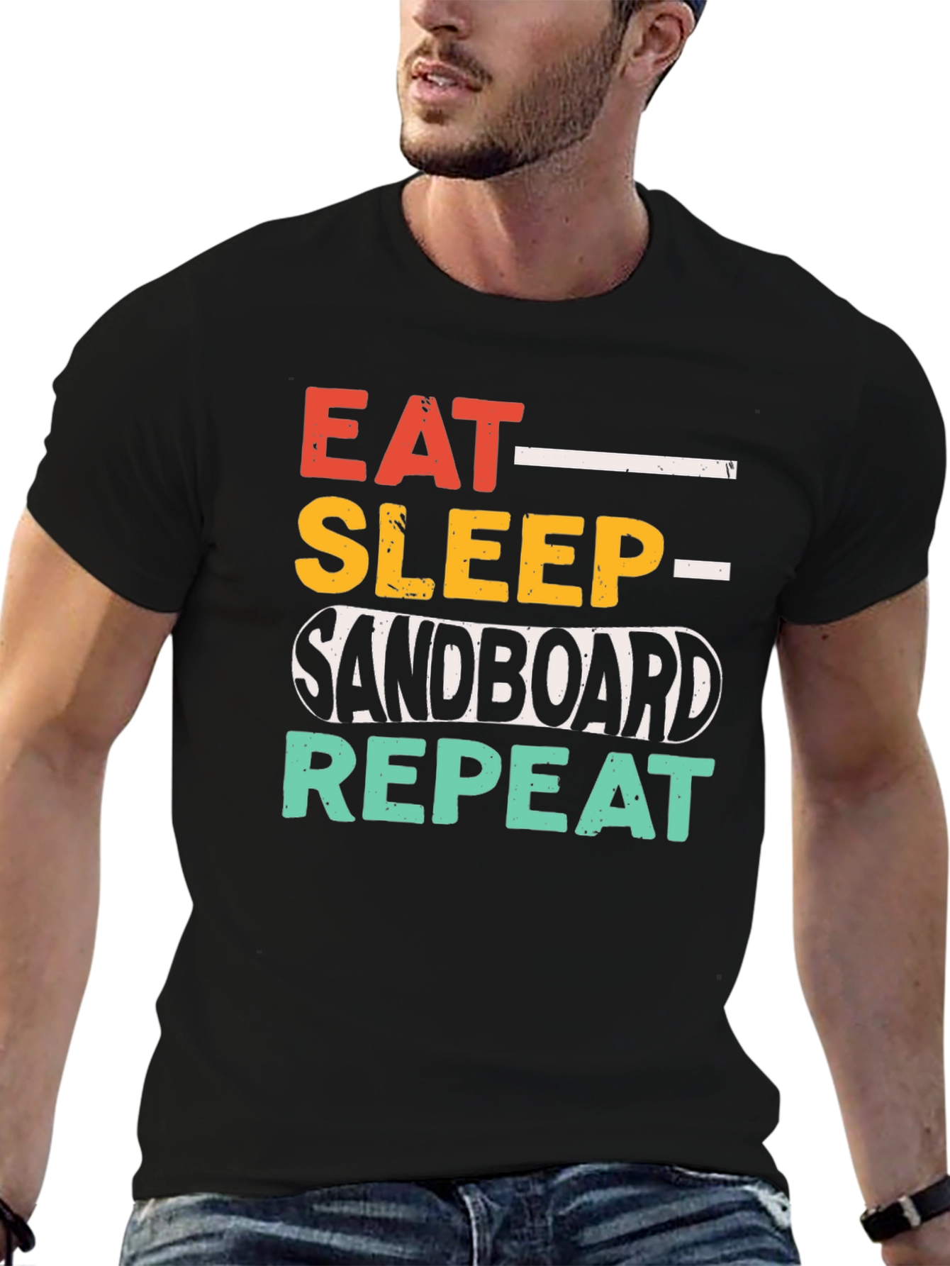 Eat Sleep Sandboard Repeat T-Shirt