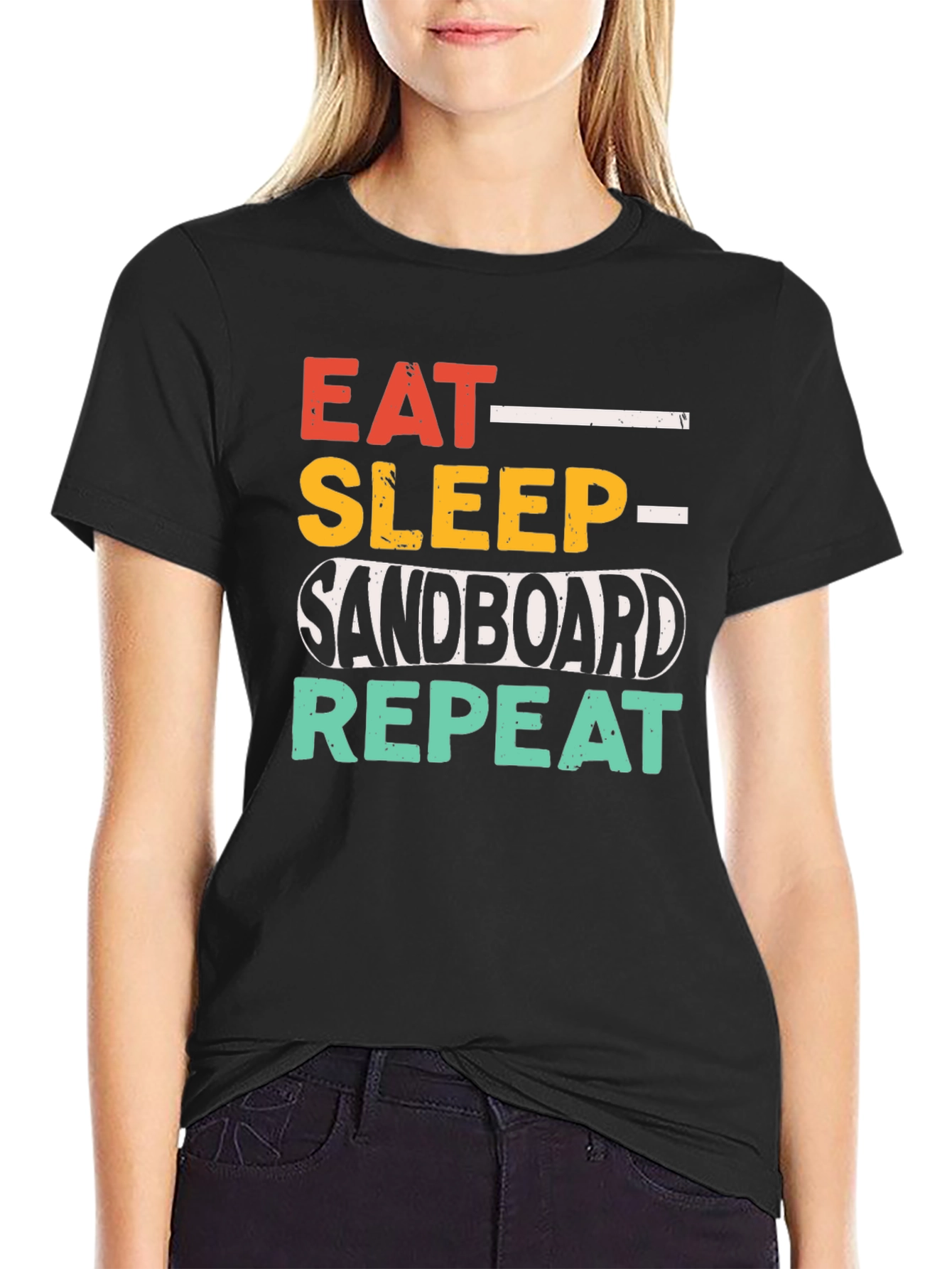 Eat Sleep Sandboard Repeat T-Shirt