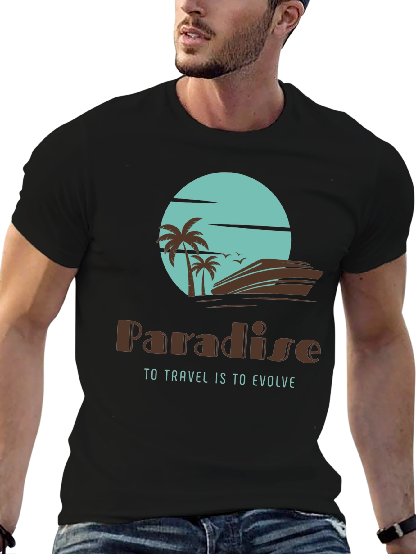 Paradise Travel T-Shirt - Evolve in Style