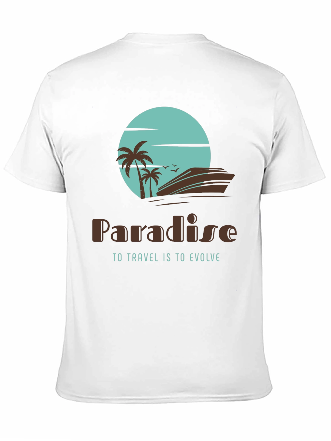 Paradise Travel T-Shirt - Evolve in Style