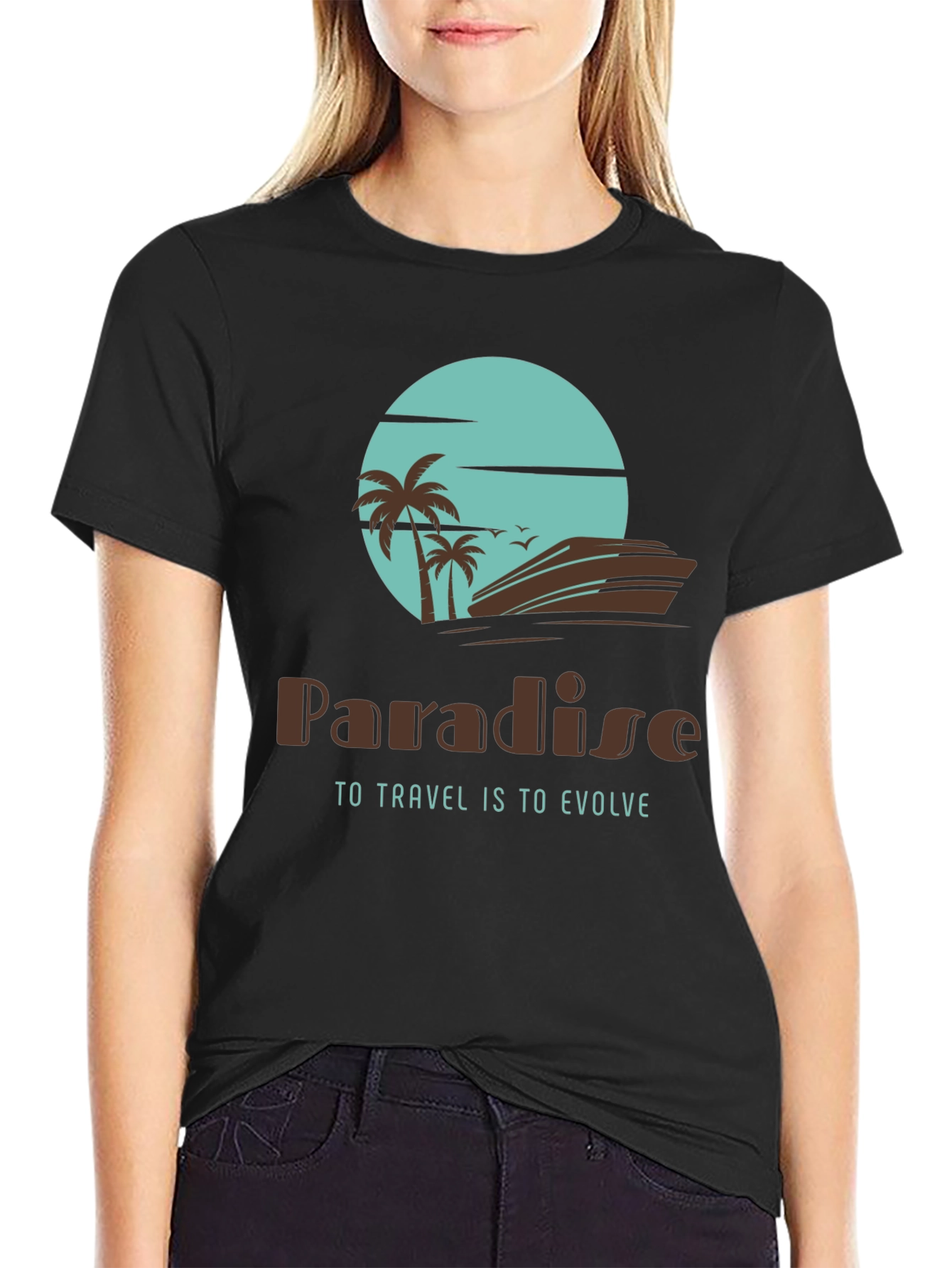 Paradise Travel T-Shirt - Evolve in Style