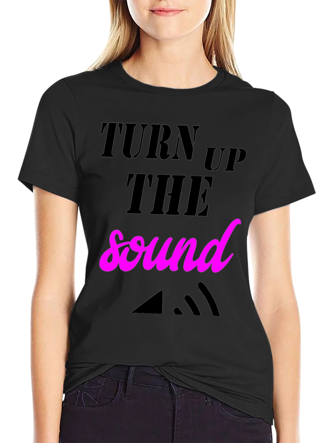 Turn Up The Sound Graphic Tee
