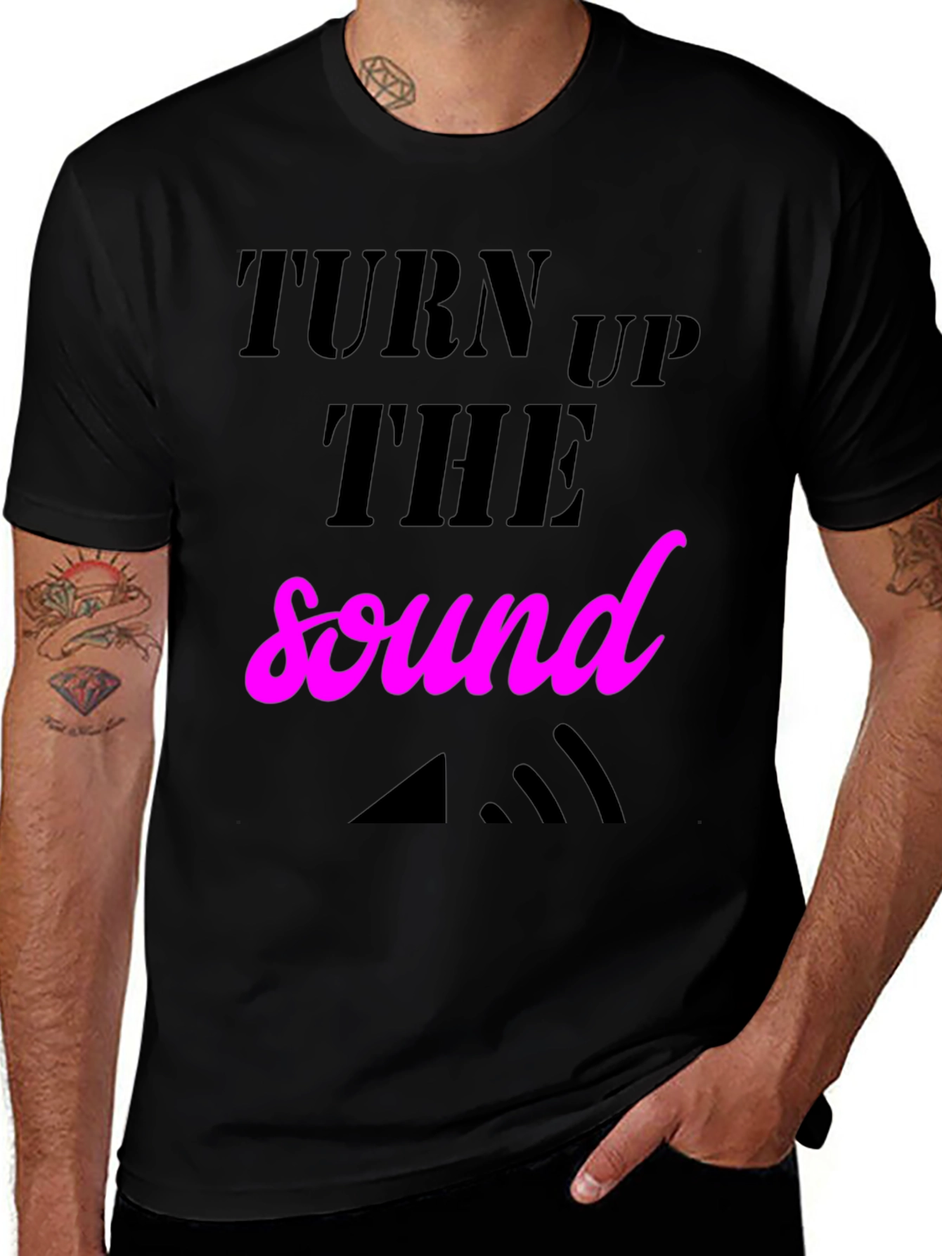 Turn Up The Sound Graphic Tee