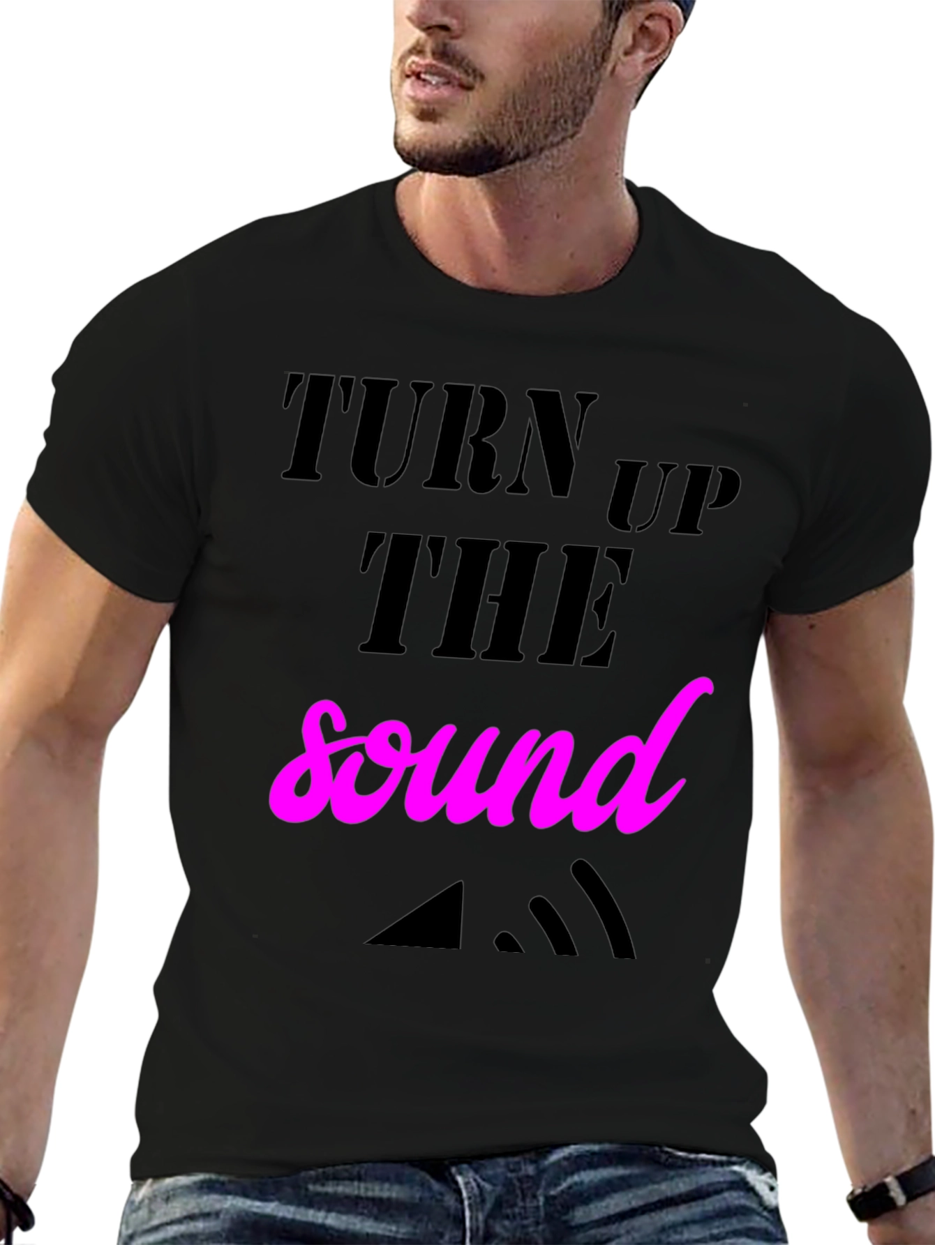 Turn Up The Sound Graphic Tee